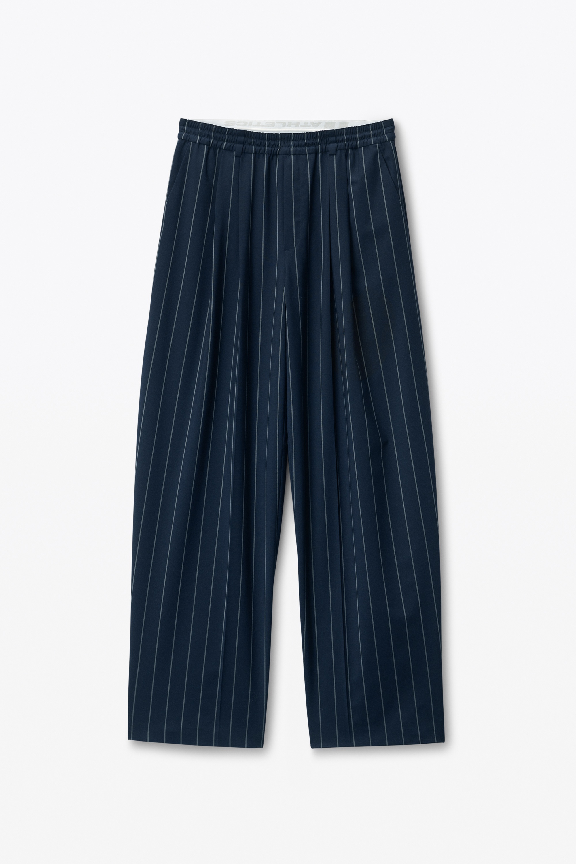 【送料&関税込】Alexander Wang Wool Pants ALEXANDER WANG Belted pleated wool tapered pants | NET-A-PORTER
