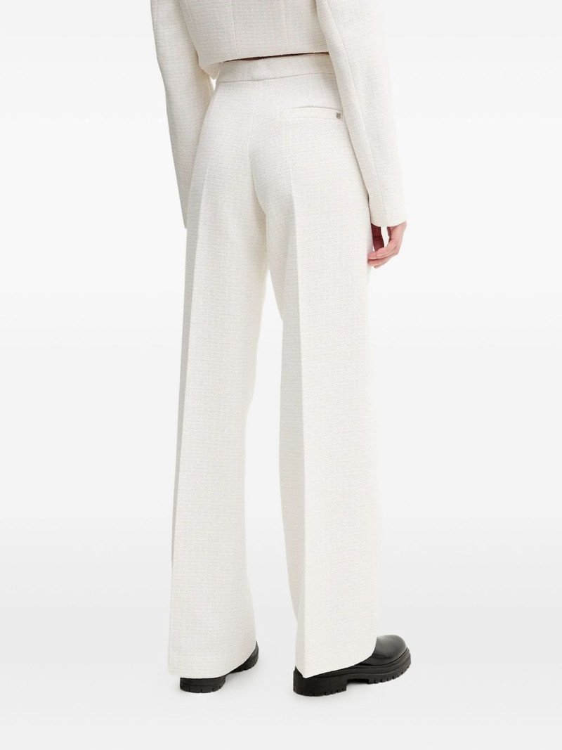 HUGO tweed wide-leg trousers outlook