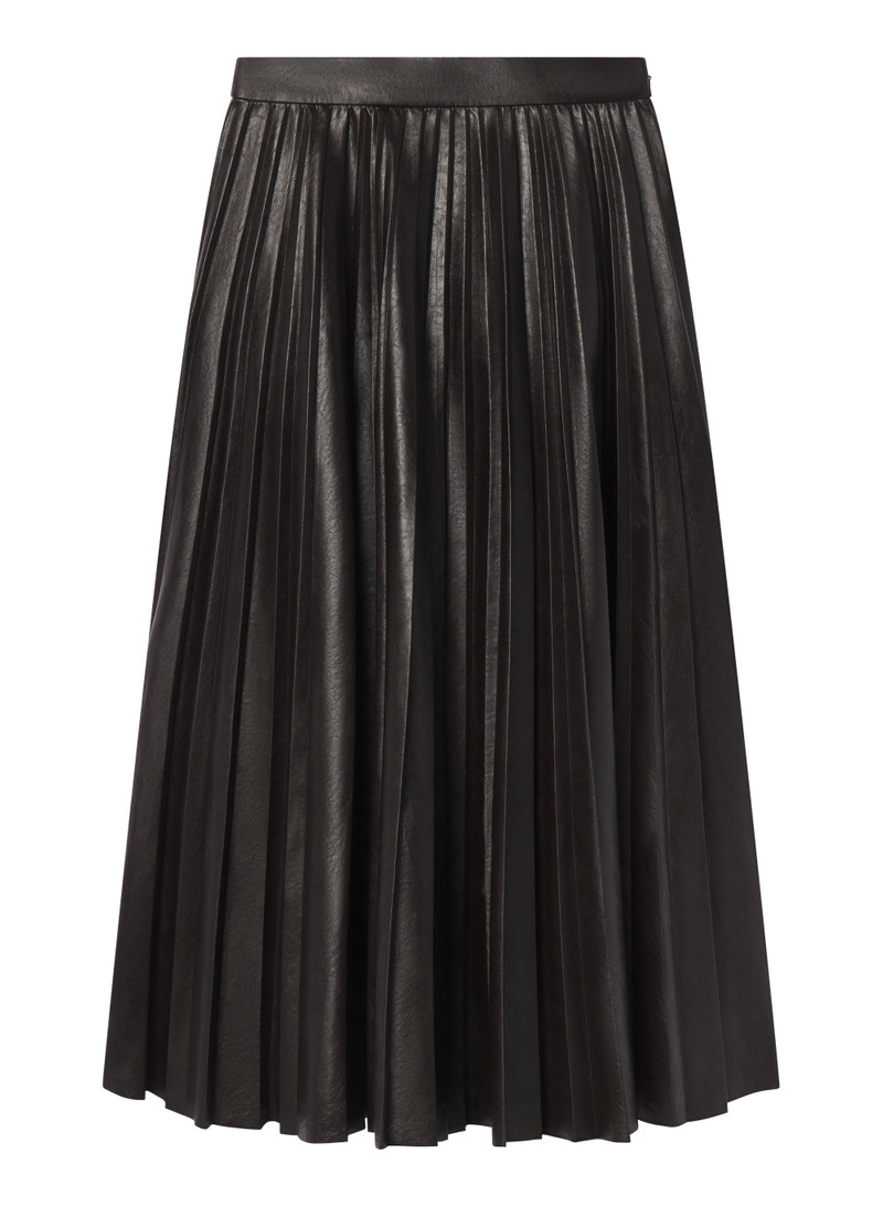 Etta Vegan Leather Midi Skirt 1