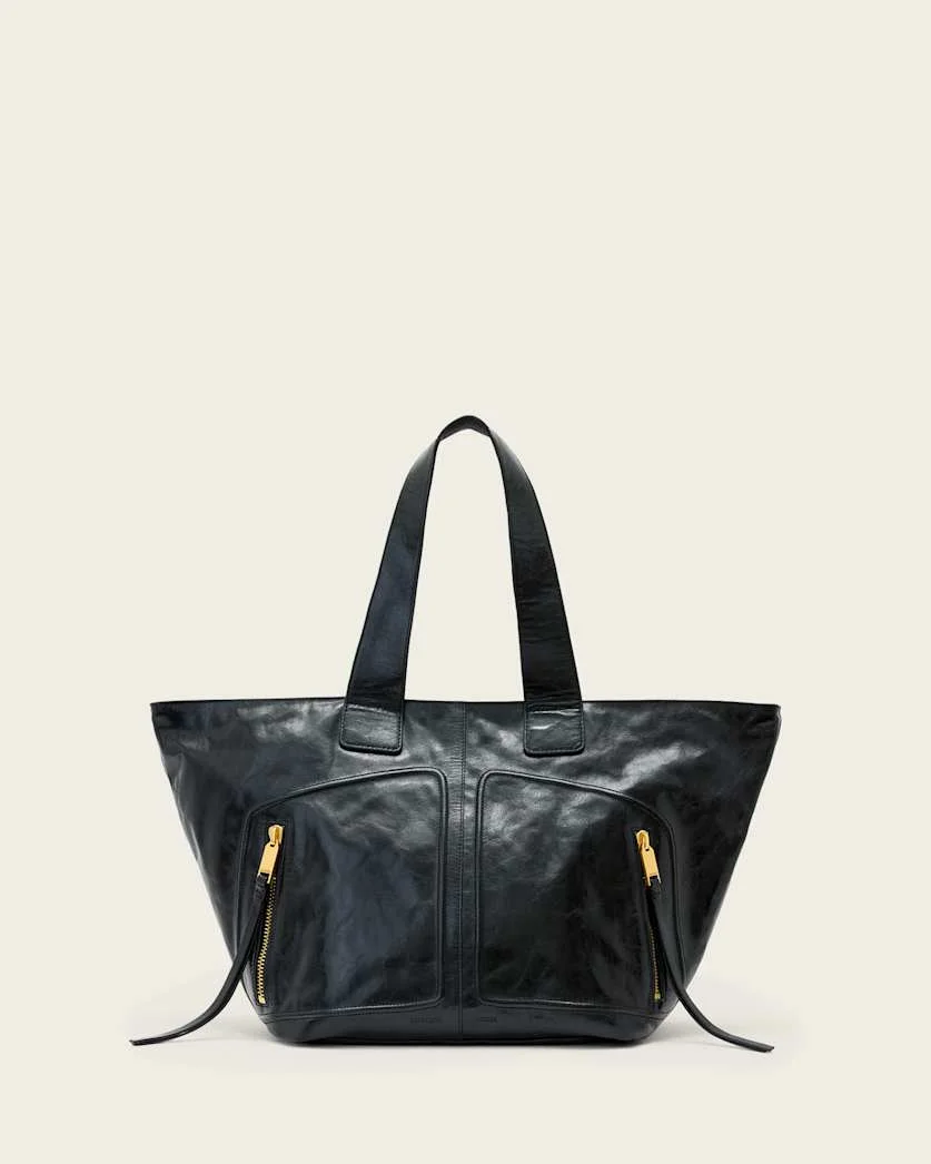JEAN REY LEATHER TOTE BAG - 1