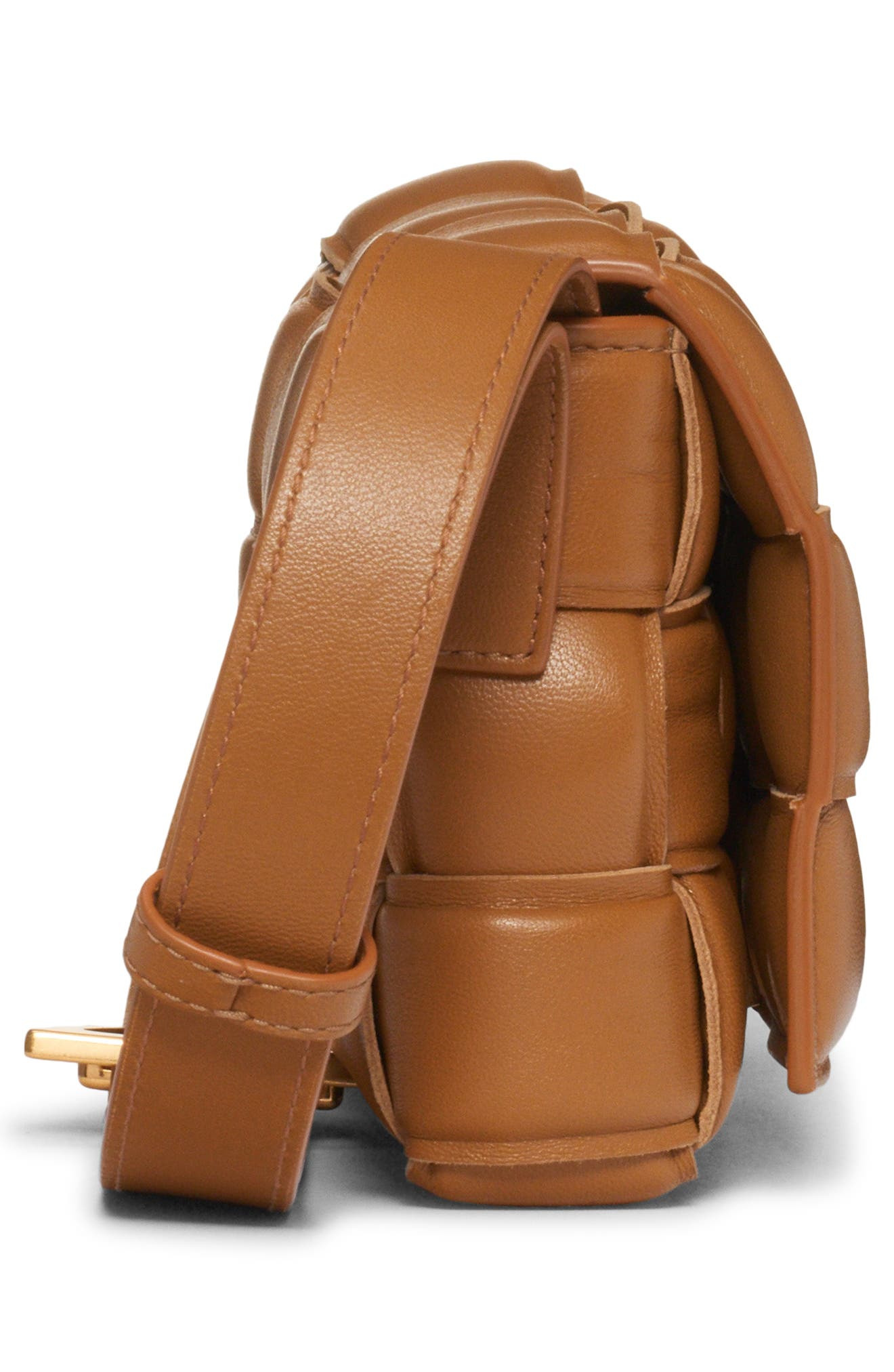 Small Padded Cassette Intrecciato Leather Crossbody Bag - 5