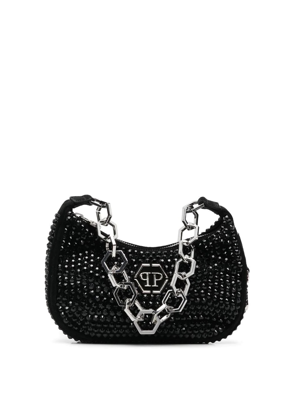 crystal-embellished tote bag - 1