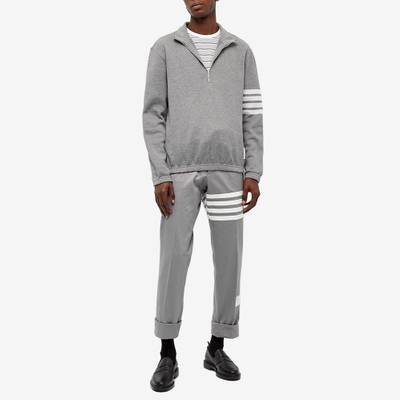 Thom Browne Thom Browne 4 Bar Half Zip Funnel Neck Sweat outlook