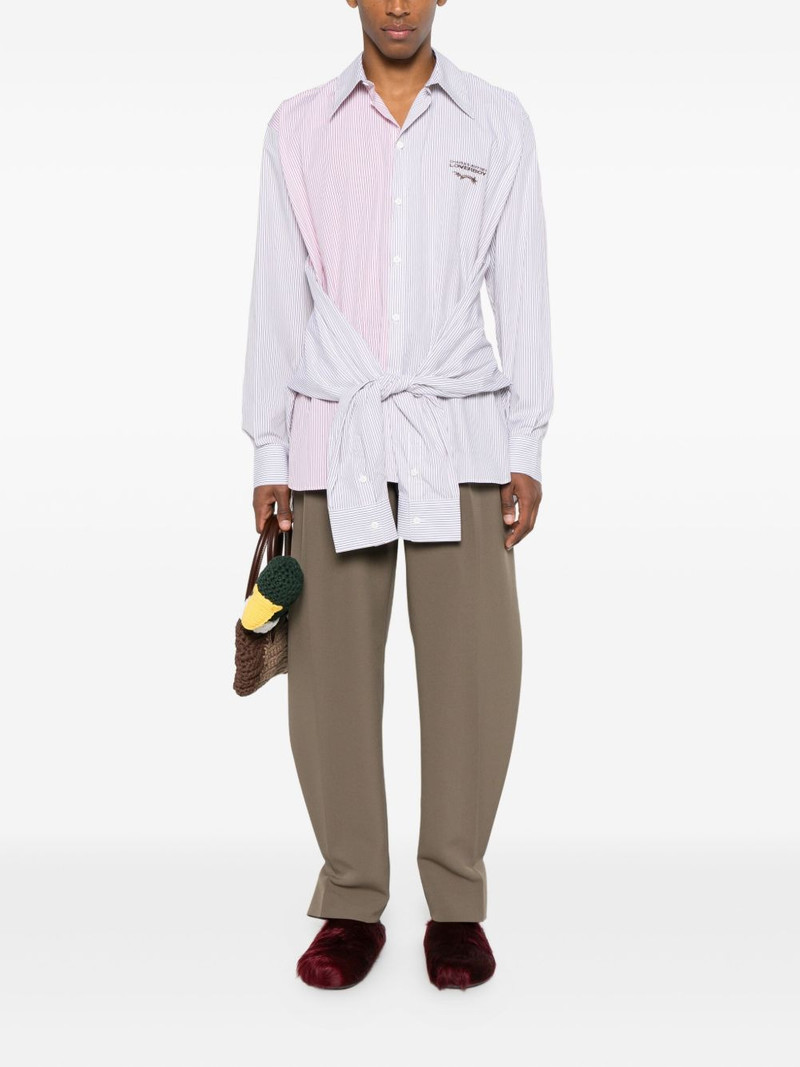 CHARLES JEFFREY LOVERBOY striped knot hug shirt outlook