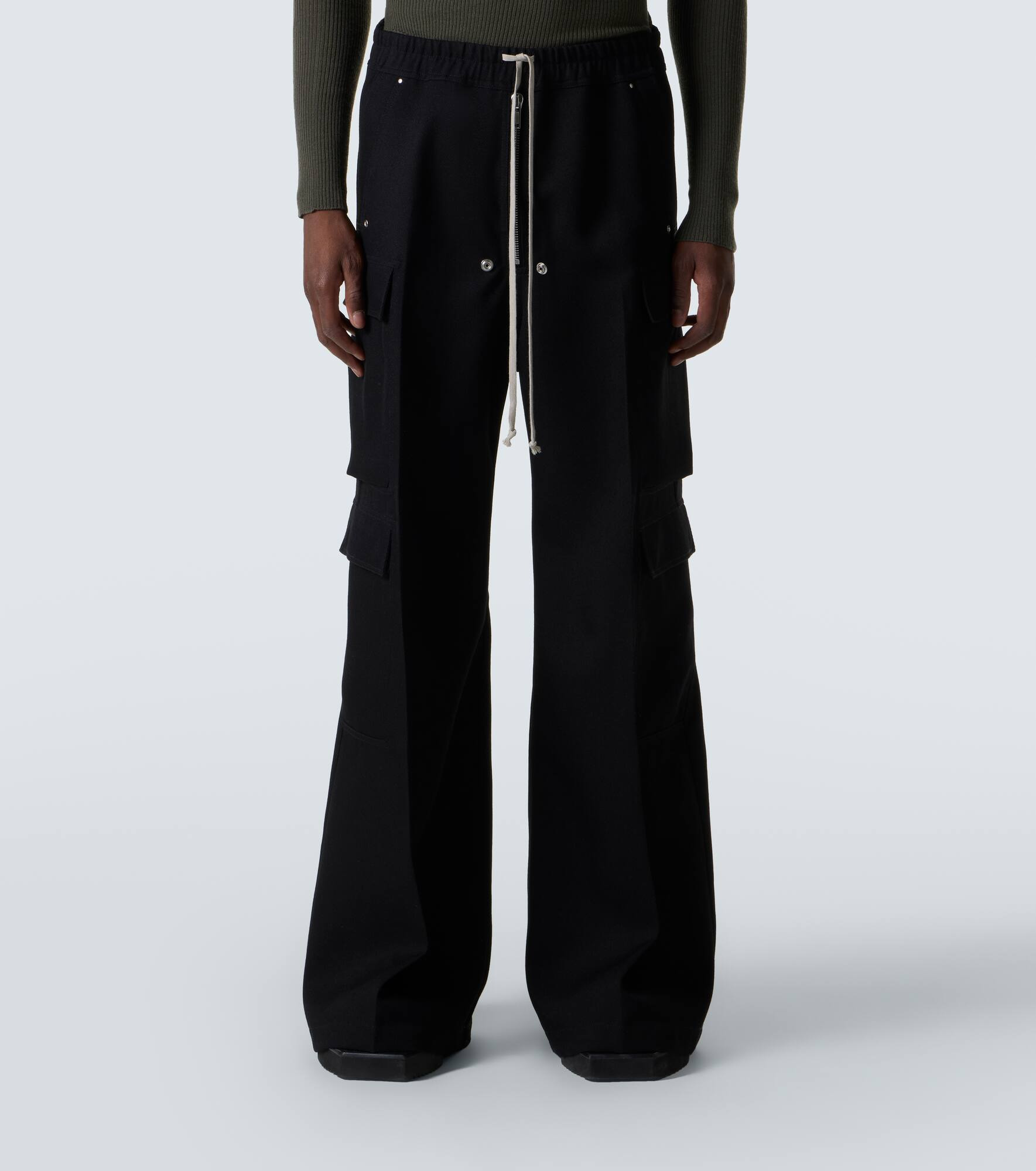 Cargobelas virgin wool cargo pants - 3
