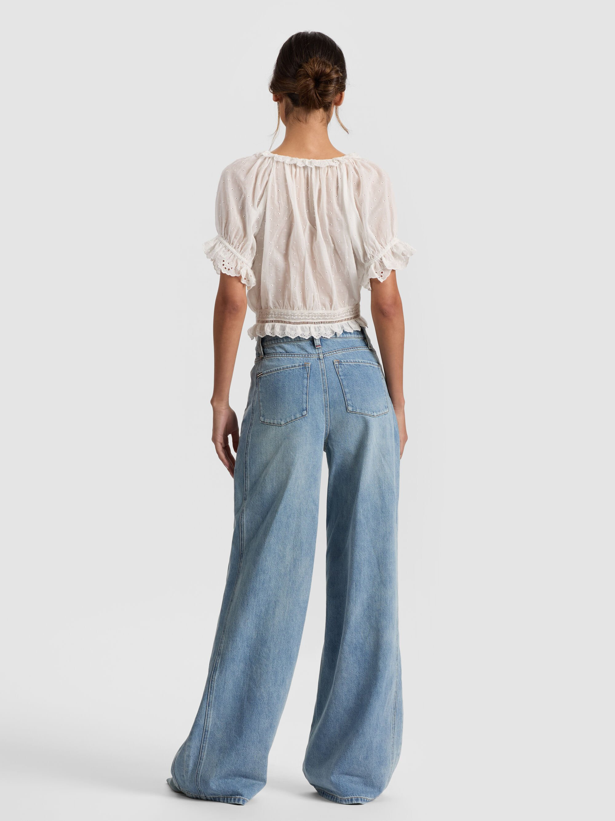 MCLAINE PUFF SLEEVE BLOUSE - 4