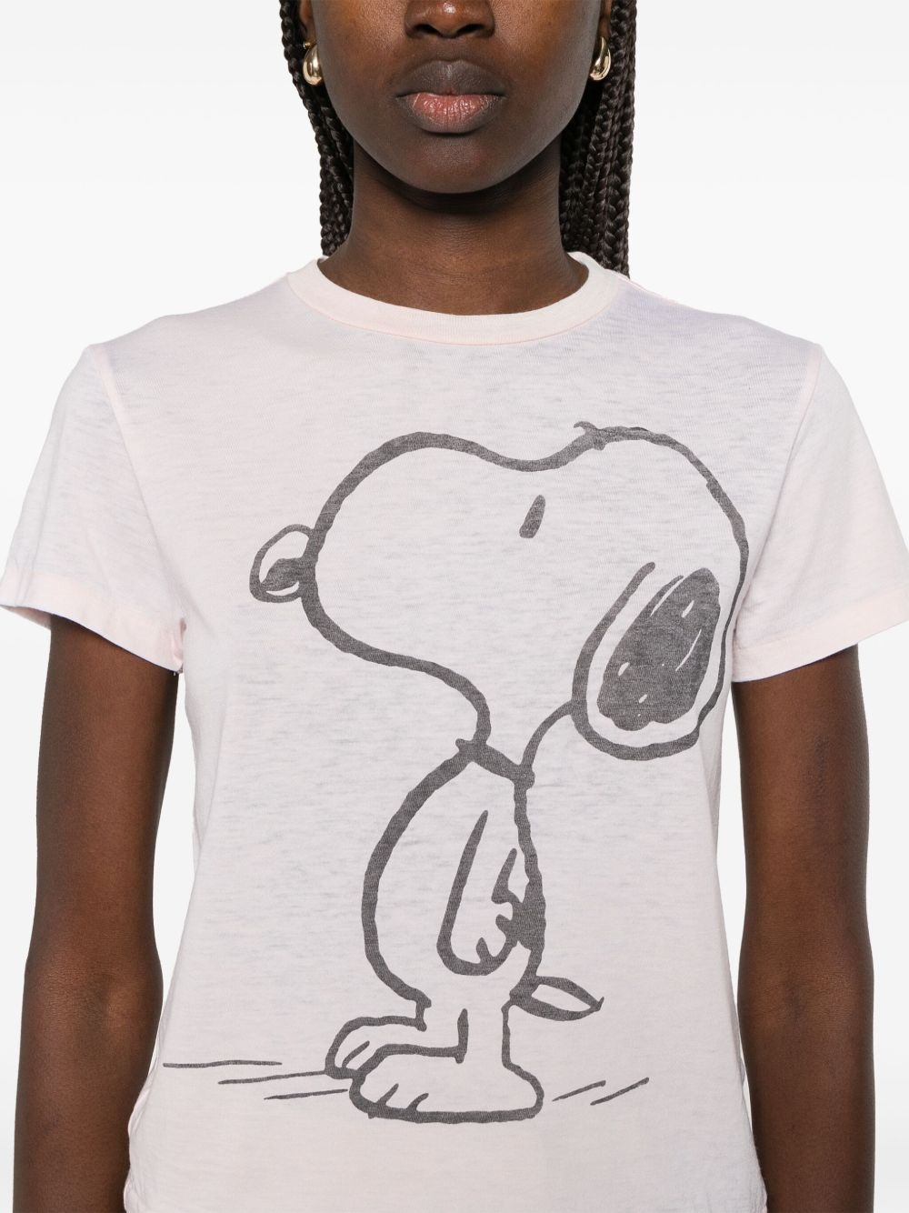 RE/DONE snoopy Tシャツ RE/DONE x Peanuts Snoopy T-shirt | REVERSIBLE