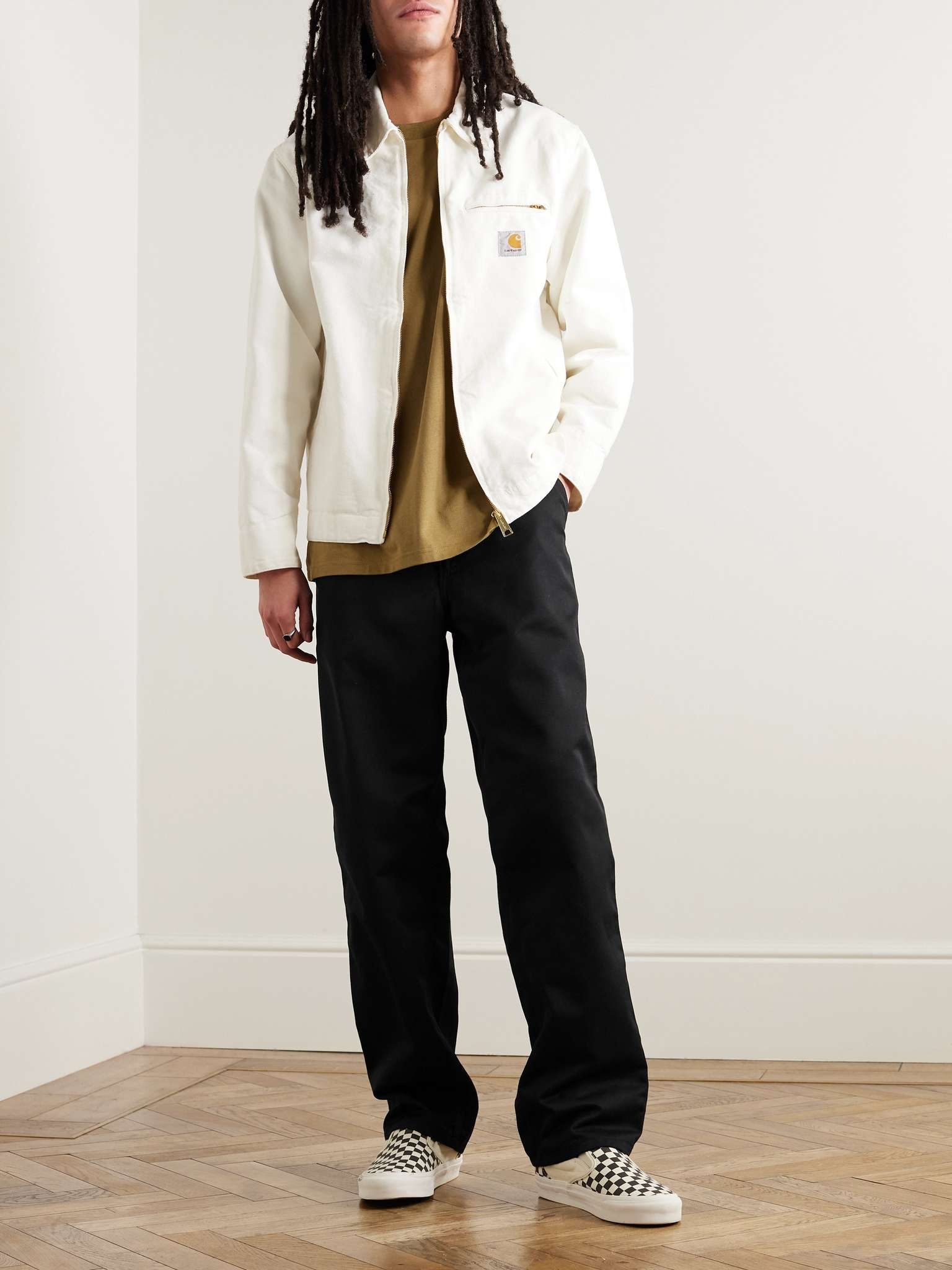 Straight-Leg Twill Trousers - 2