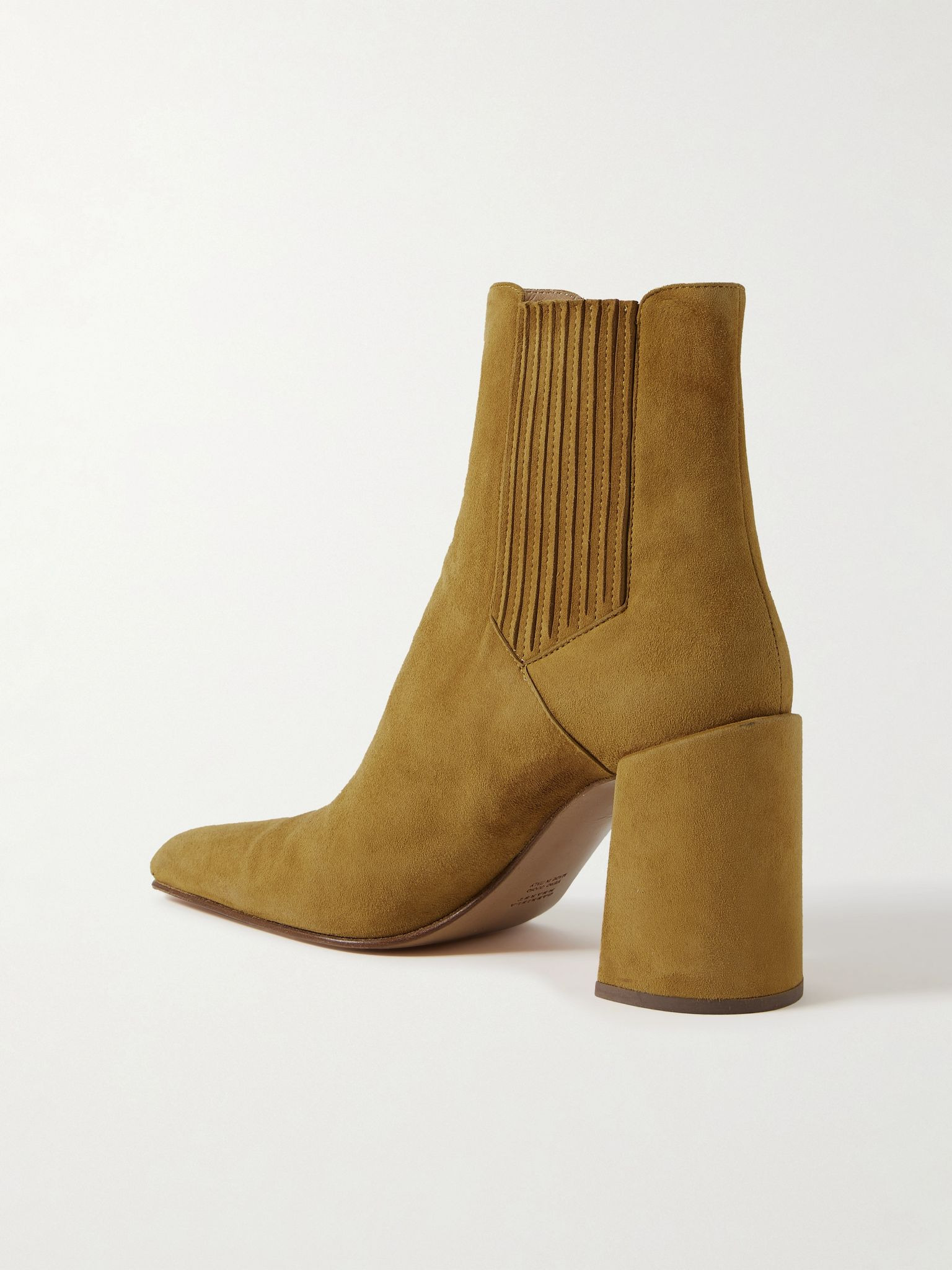 Luke suede ankle boots Marigold - 3