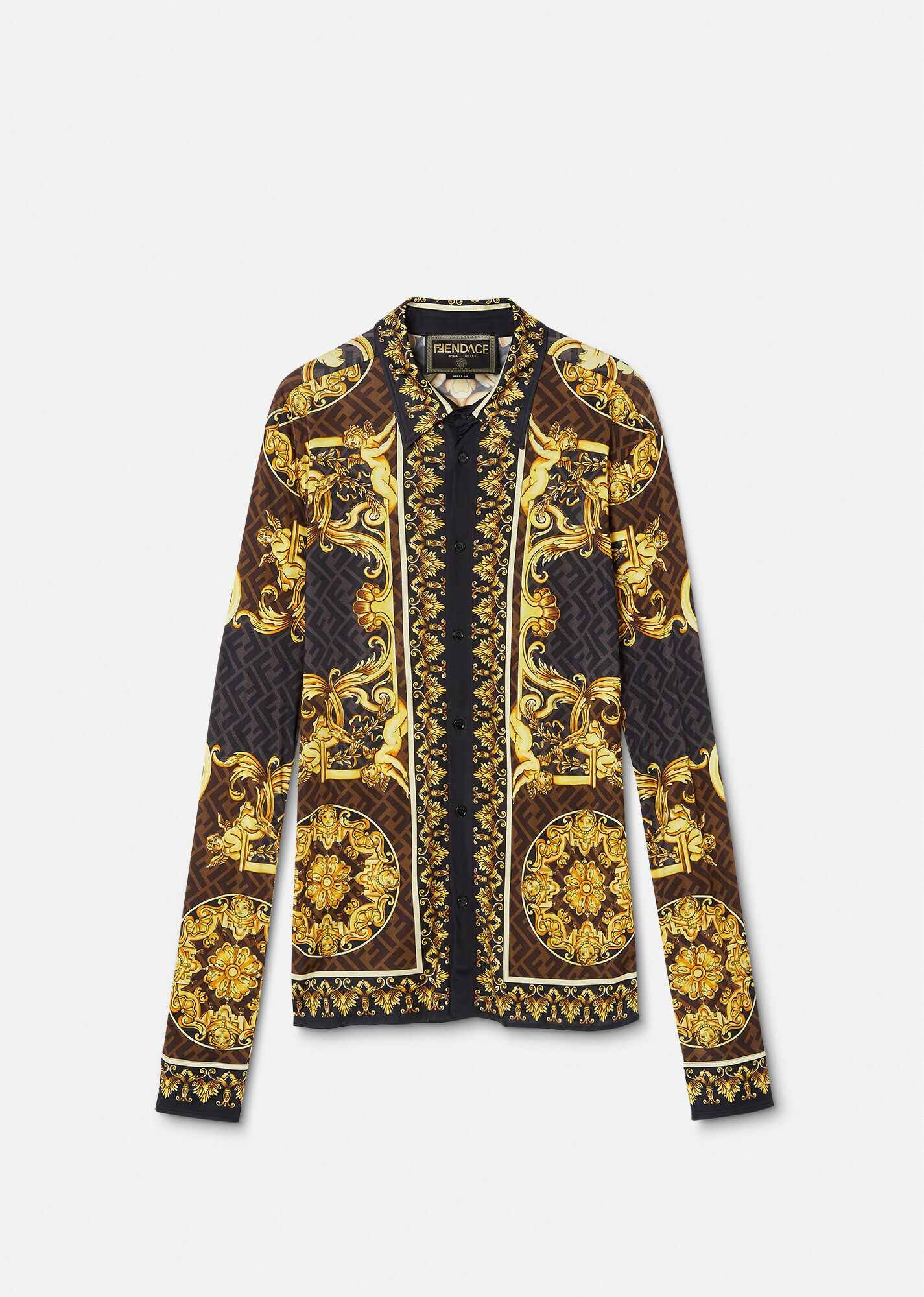 Fendace Gold Baroque Shirt - 1