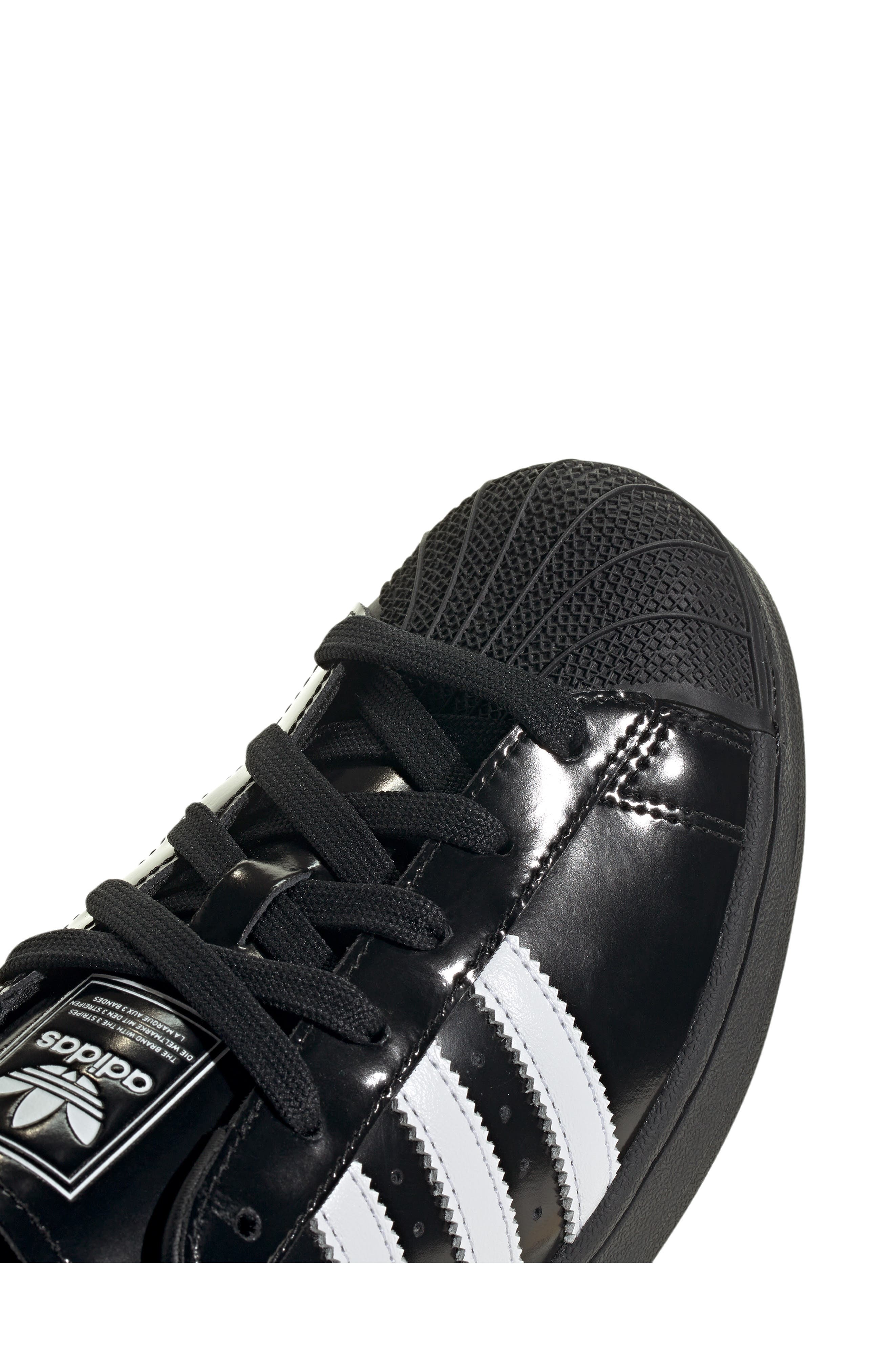 adidas Superstar II Sneaker in Cblack/ftw at Nordstrom - 8