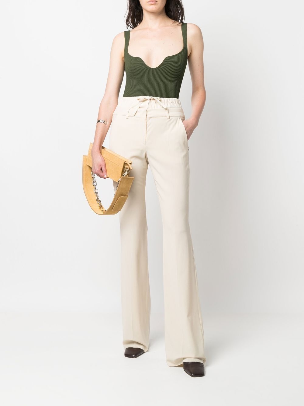 Lungo high-waisted drawstring pants - 2