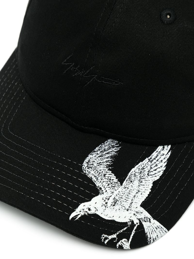 Yohji Yamamoto bird print cap outlook