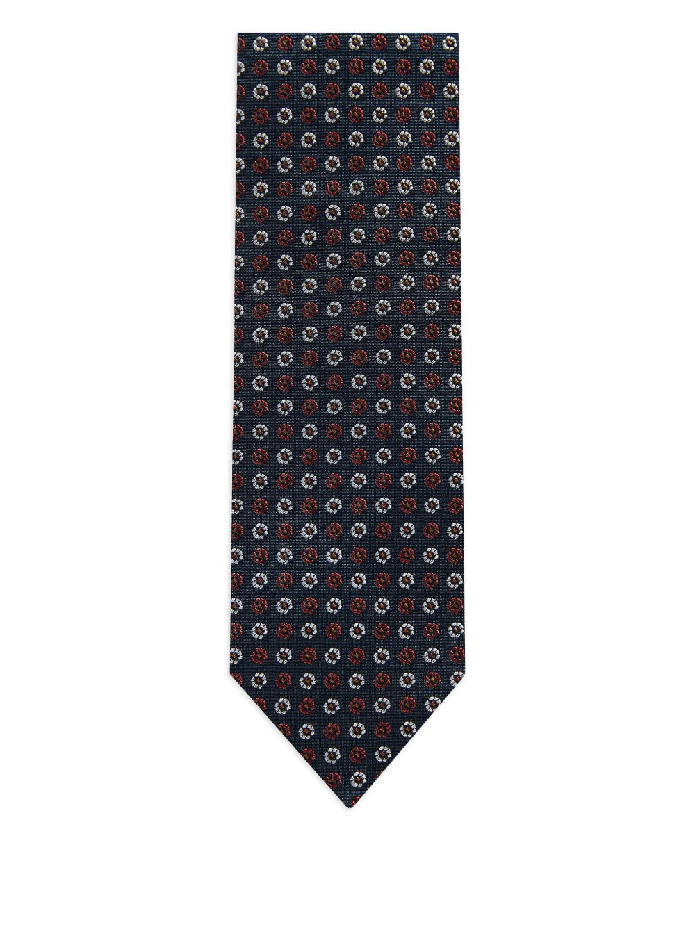 floral-pattern tie - 2