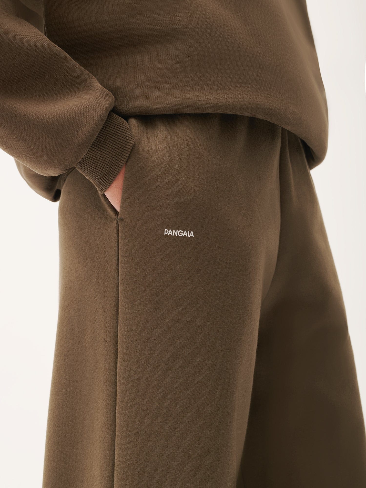 Womens DNA Straight Leg Track Pants - Cacoa Brown - 4