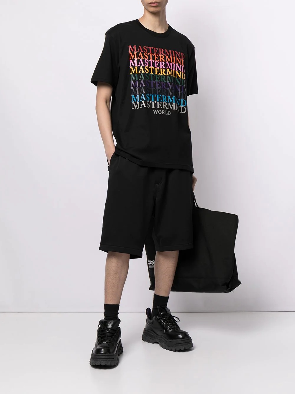 multi-logo print T-shirt - 2