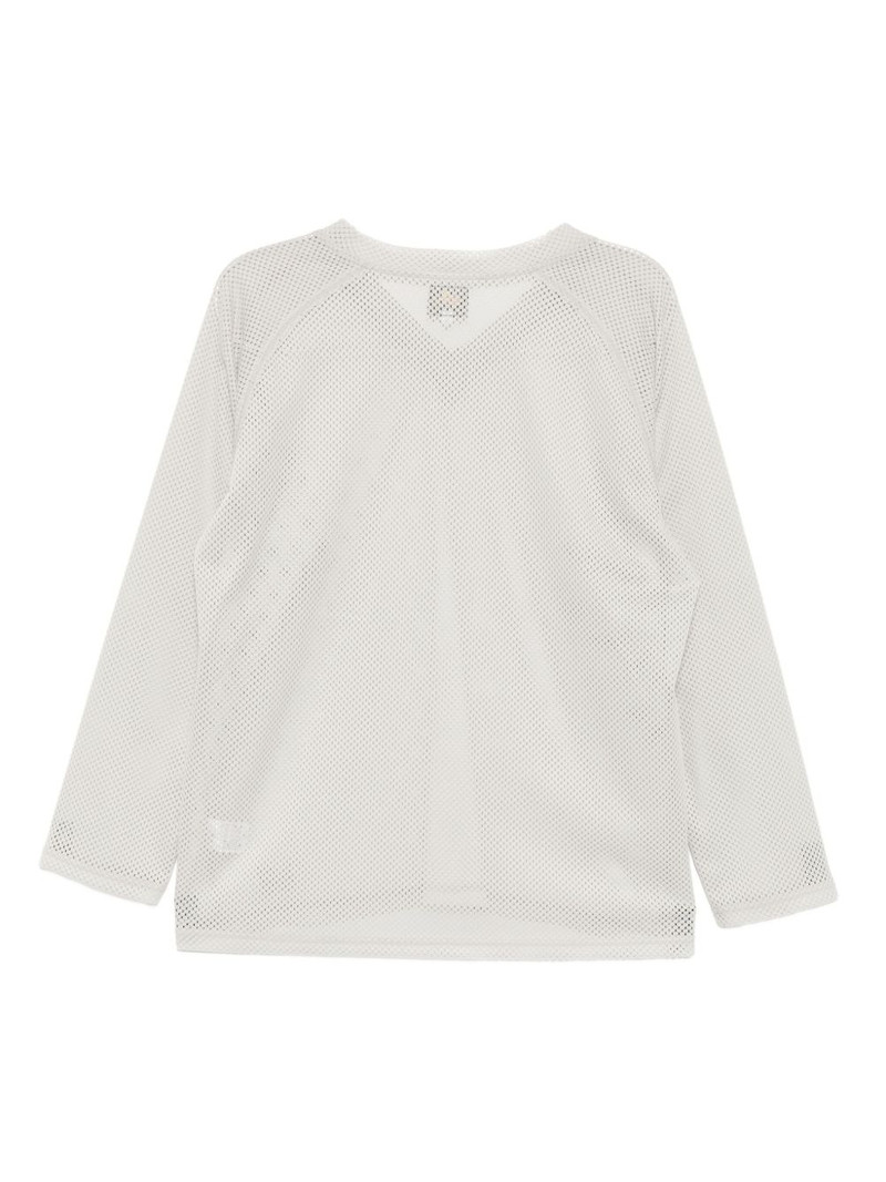 NEEDLES raschel lace V-neck top outlook