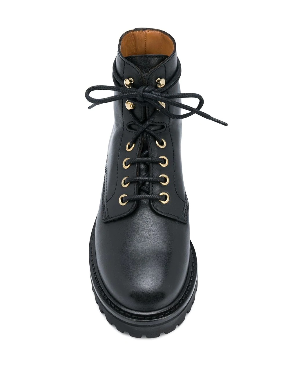 lace-up leather boots - 4