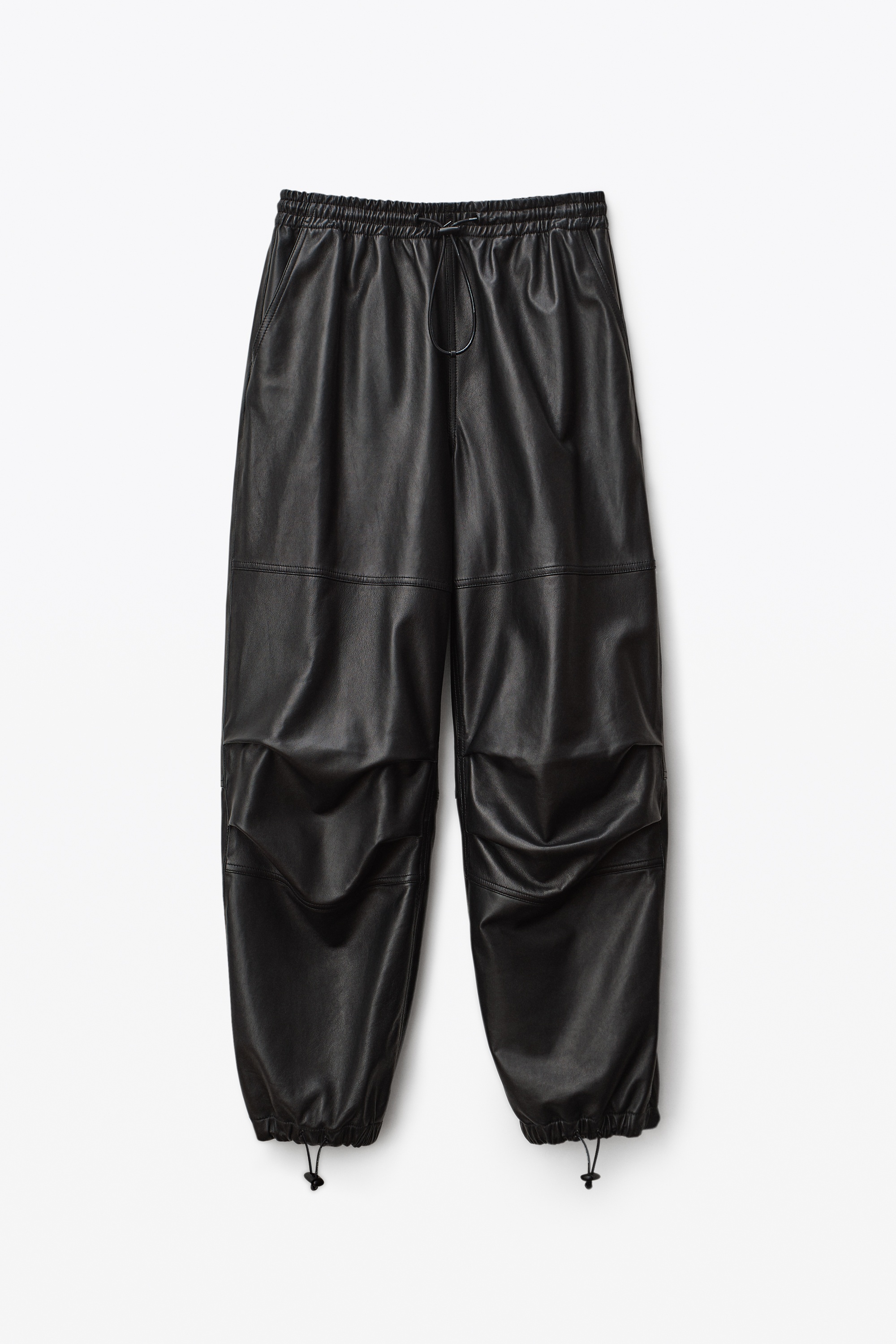 BAGGY JOGGER IN LAMBSKIN - 1