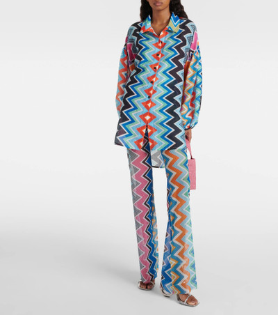 Missoni Zig Zag cotton and silk shirt outlook