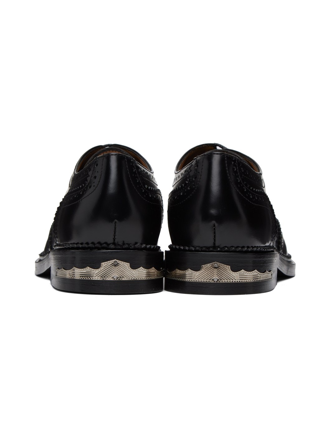 Black Polido Derbys - 2