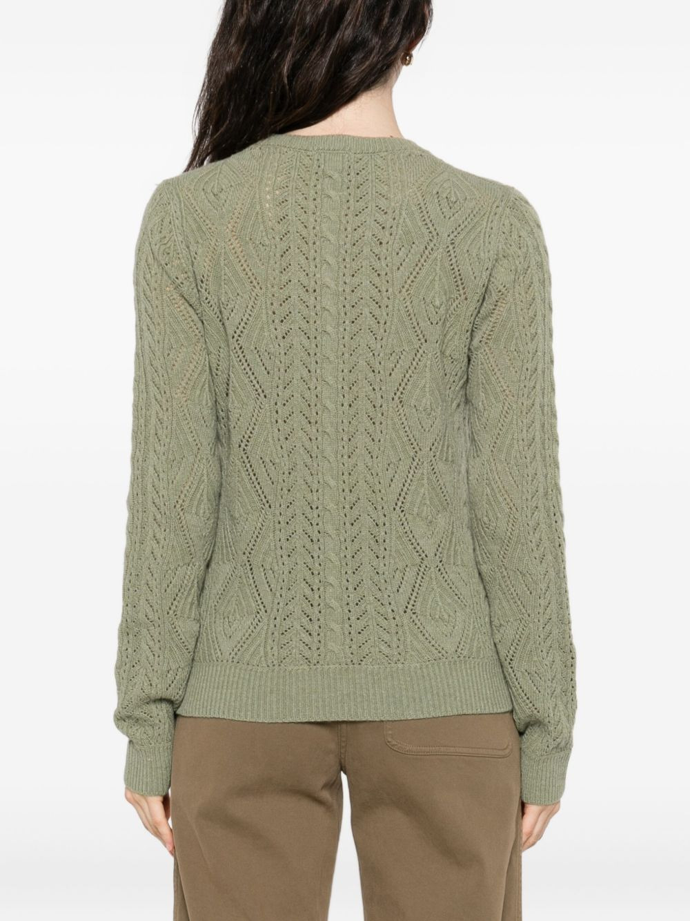 cable-knit sweater - 4