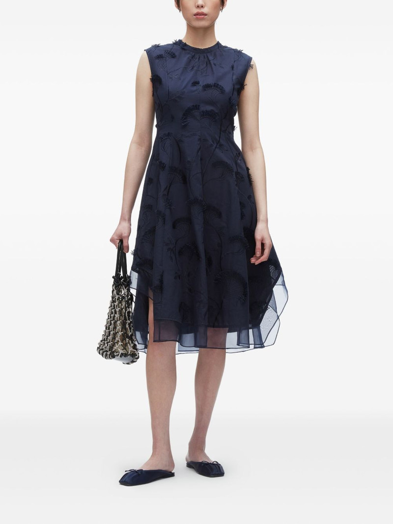 3.1 Phillip Lim floral-embroidered sleeveless midi dress outlook