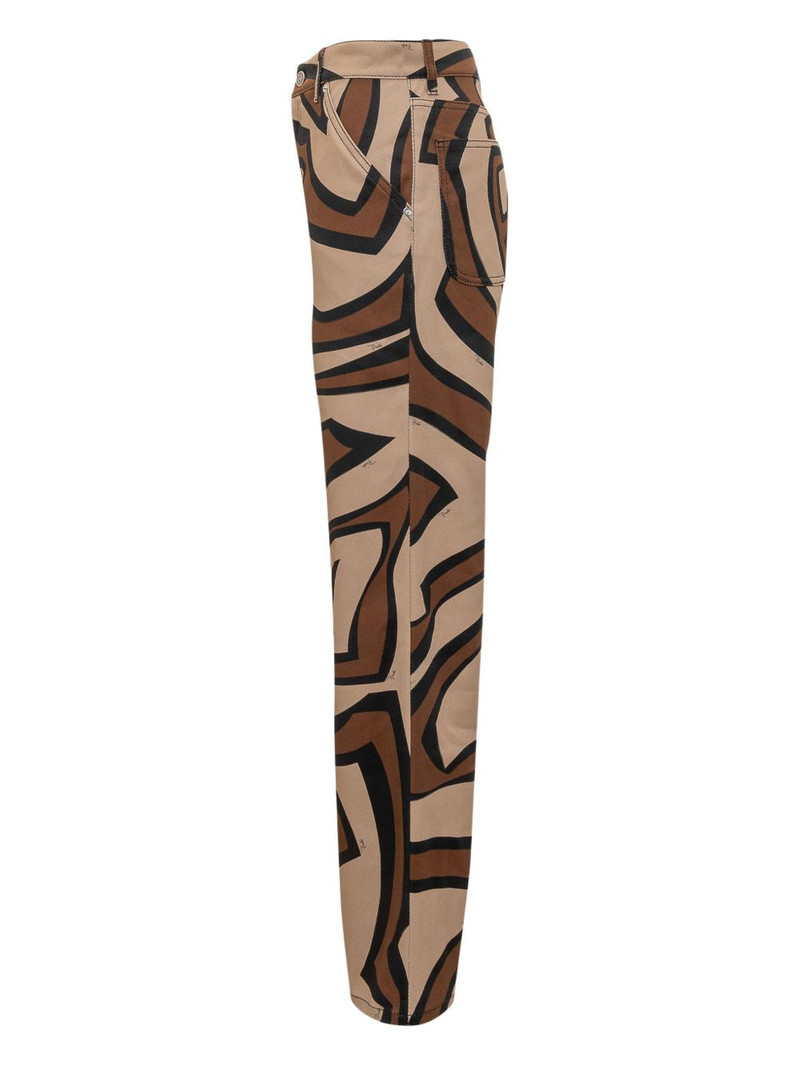 bottuned print trousers 3