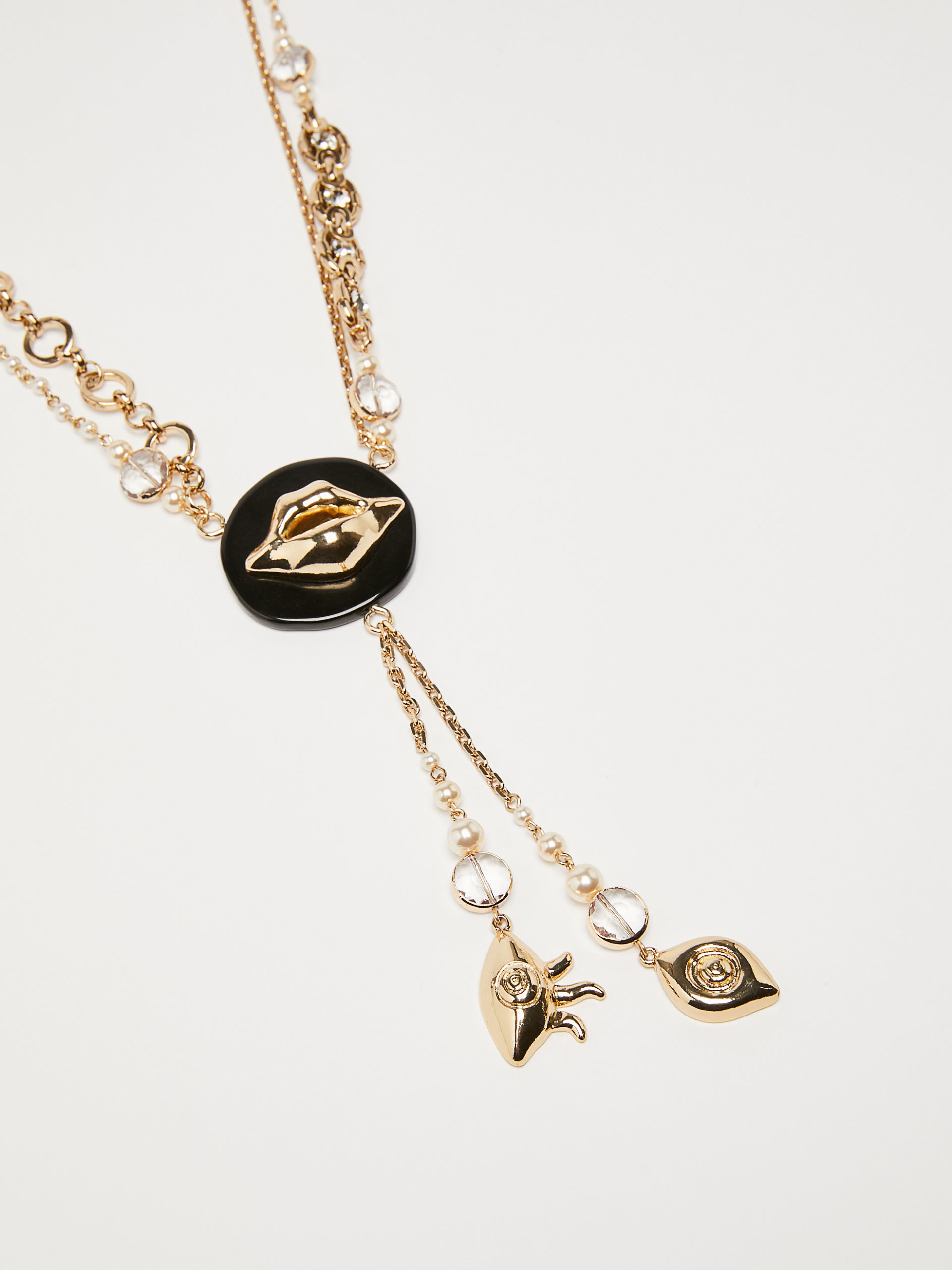 EDRO Pendant-adorned metal necklace - 2