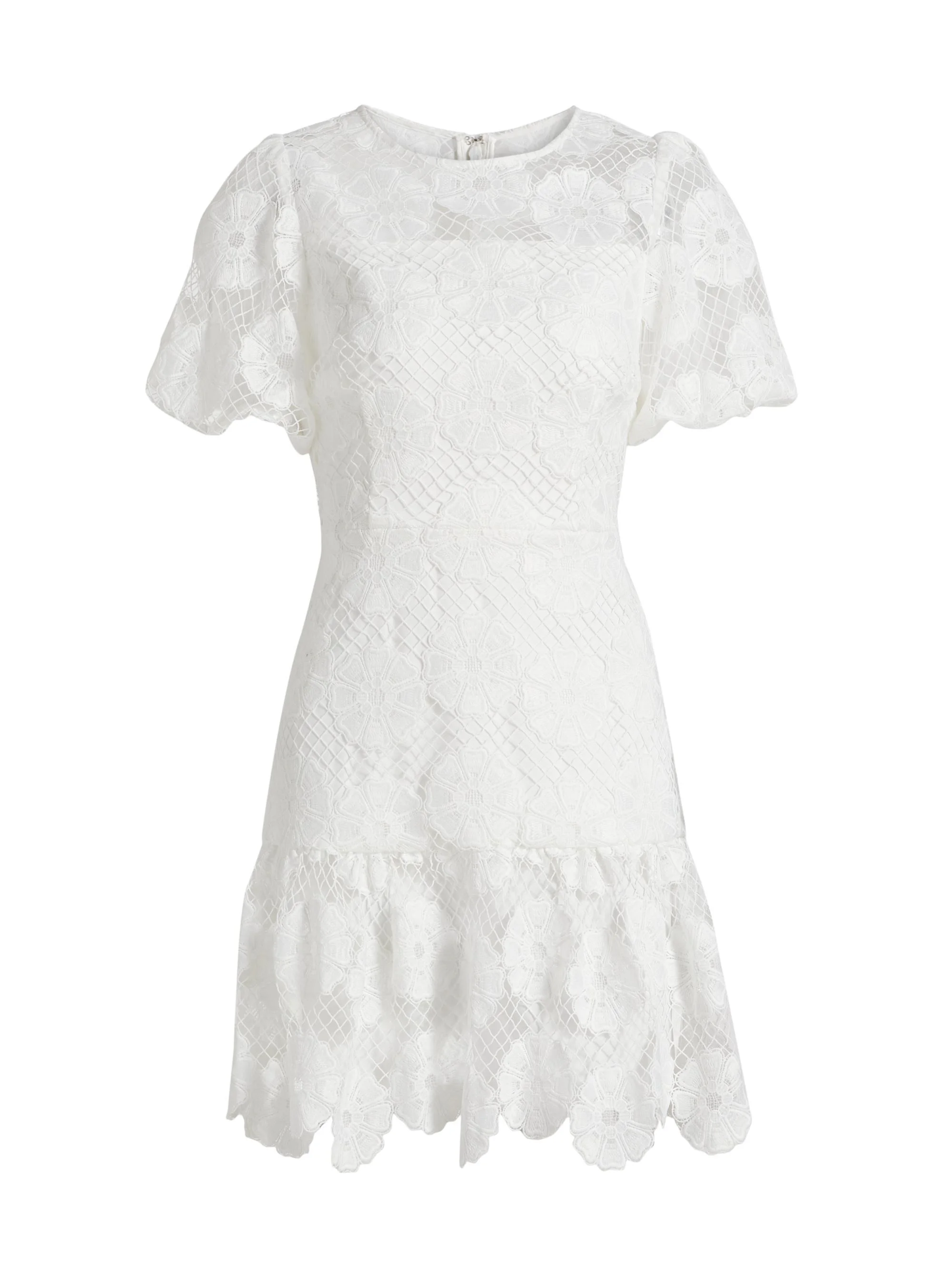 Women's Yasmin Lace Minidress - White - 1
