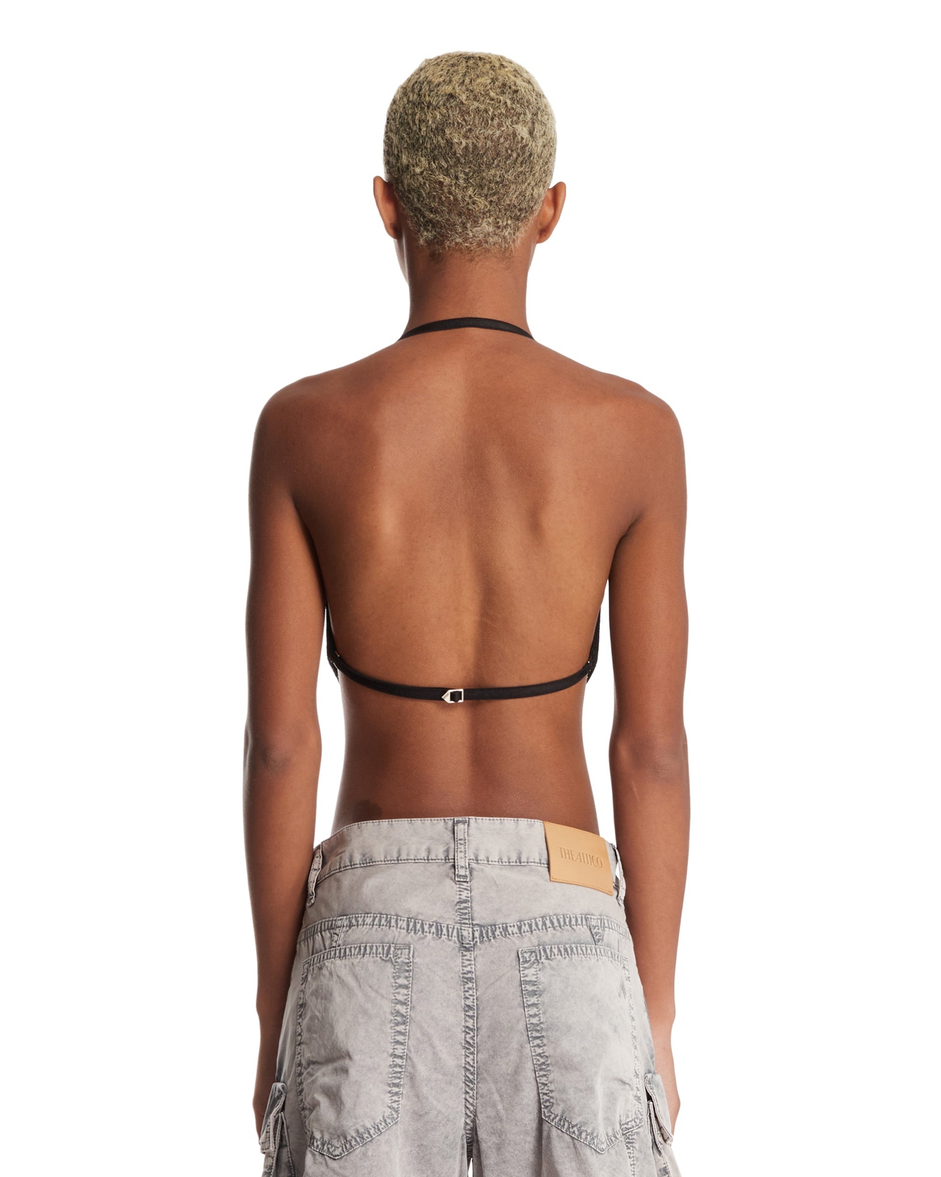 Black Halter Neck Top - 3