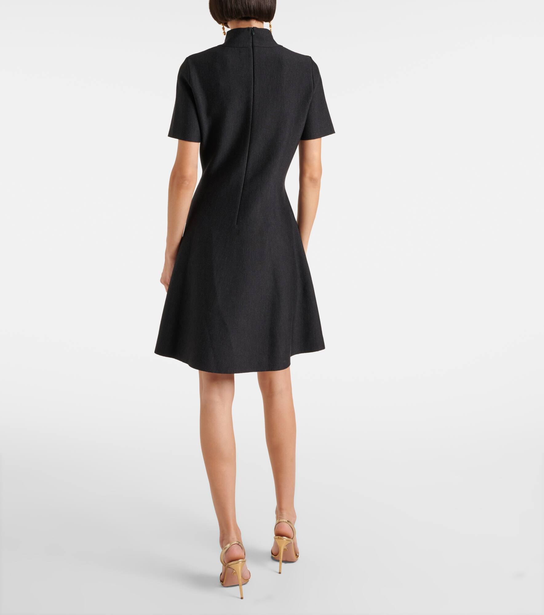 Wool-blend minidress - 3