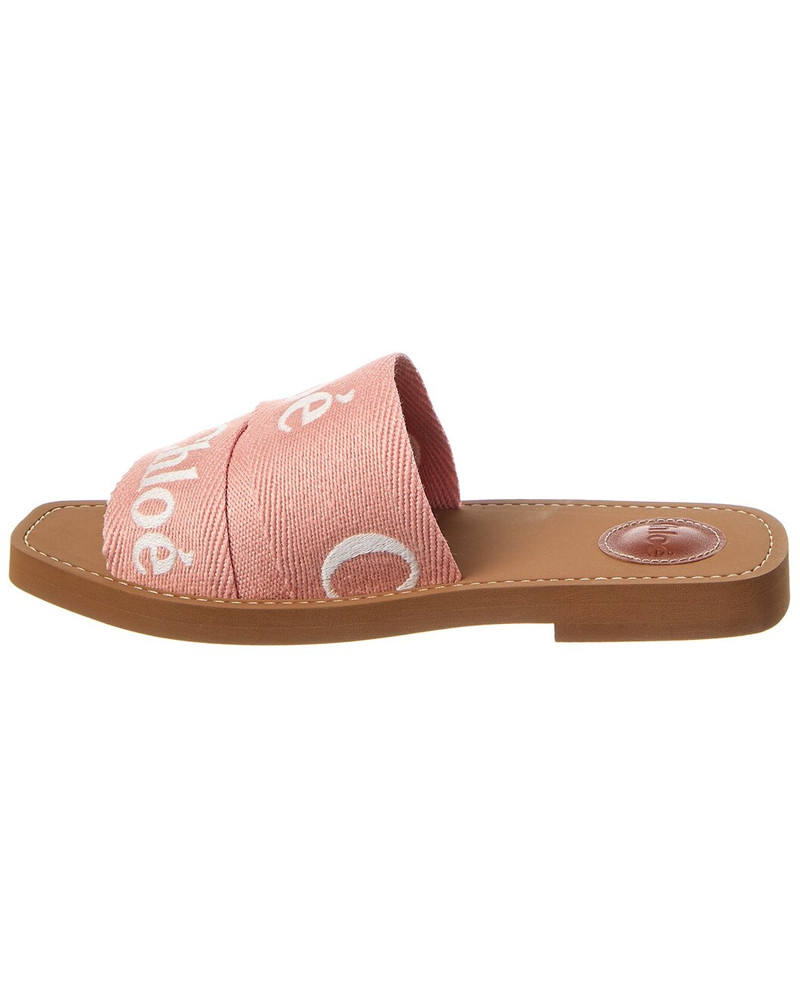 Chloé Chloé Woody Logo Canvas Slide outlook