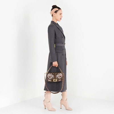 FENDI Embroidered FF fabric bag outlook