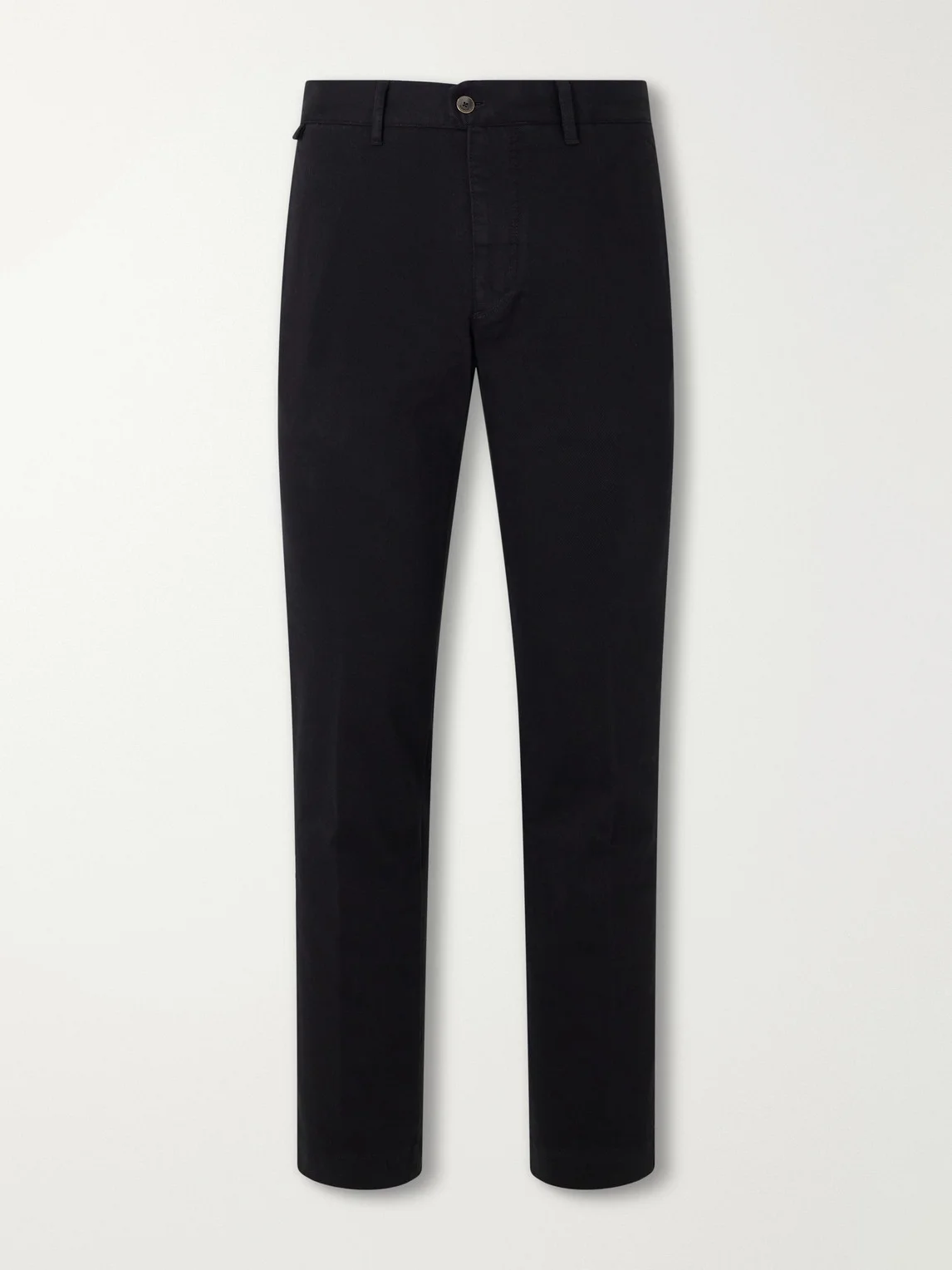 Incotex Straight-Leg Cotton-Blend Twill Trousers - 1