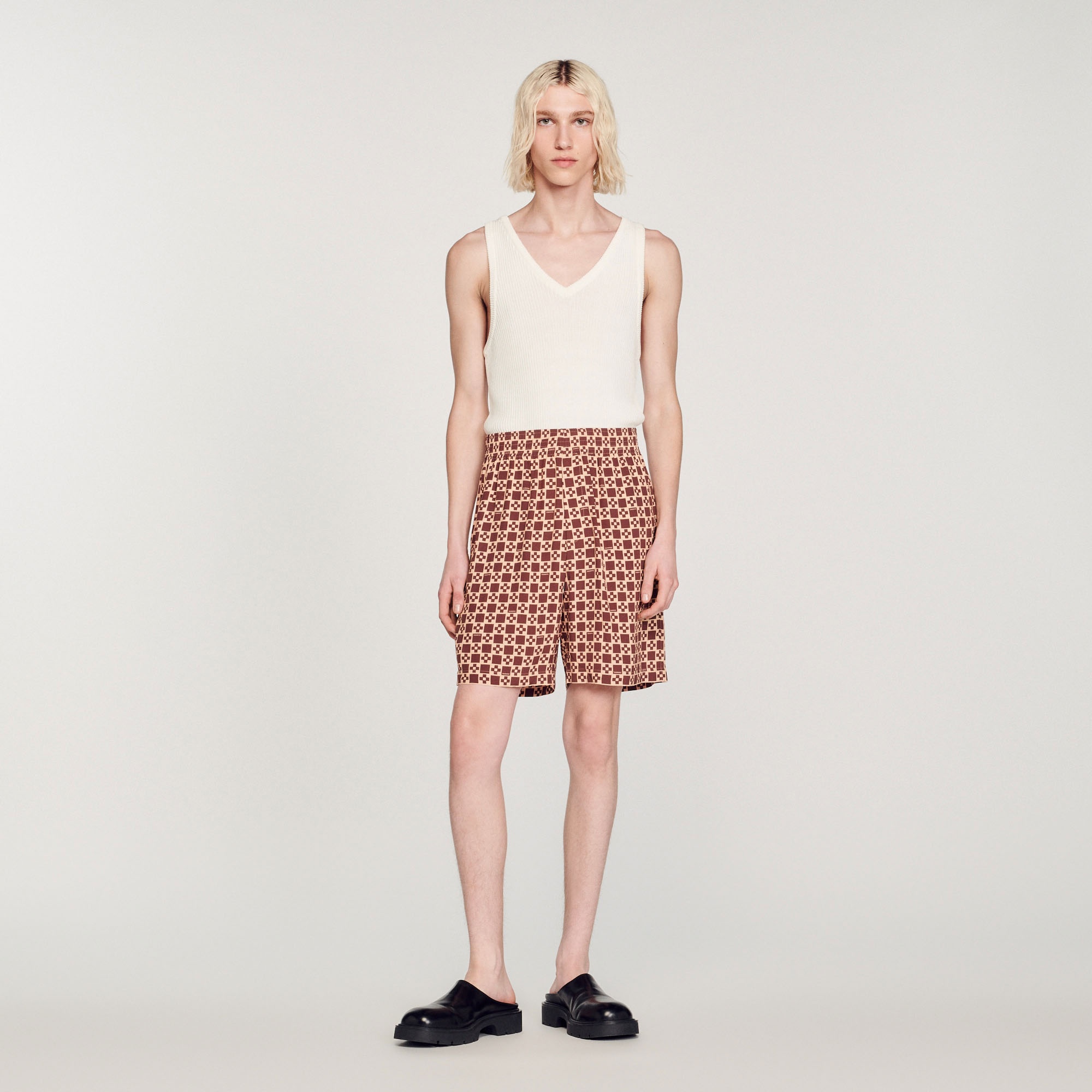 Square Cross printed shorts - 3