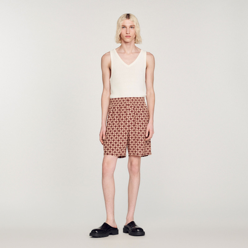 Square Cross printed shorts 3