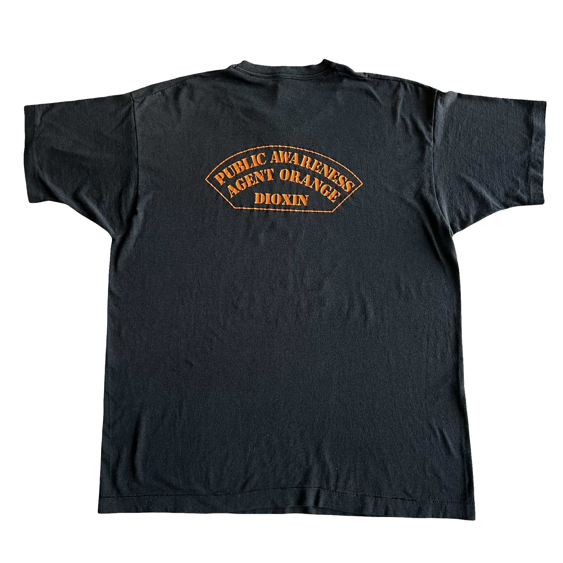 Final Blow - Vintage 80s Agent Orange Dioxin Skull T-Shirt SZ XL - 3