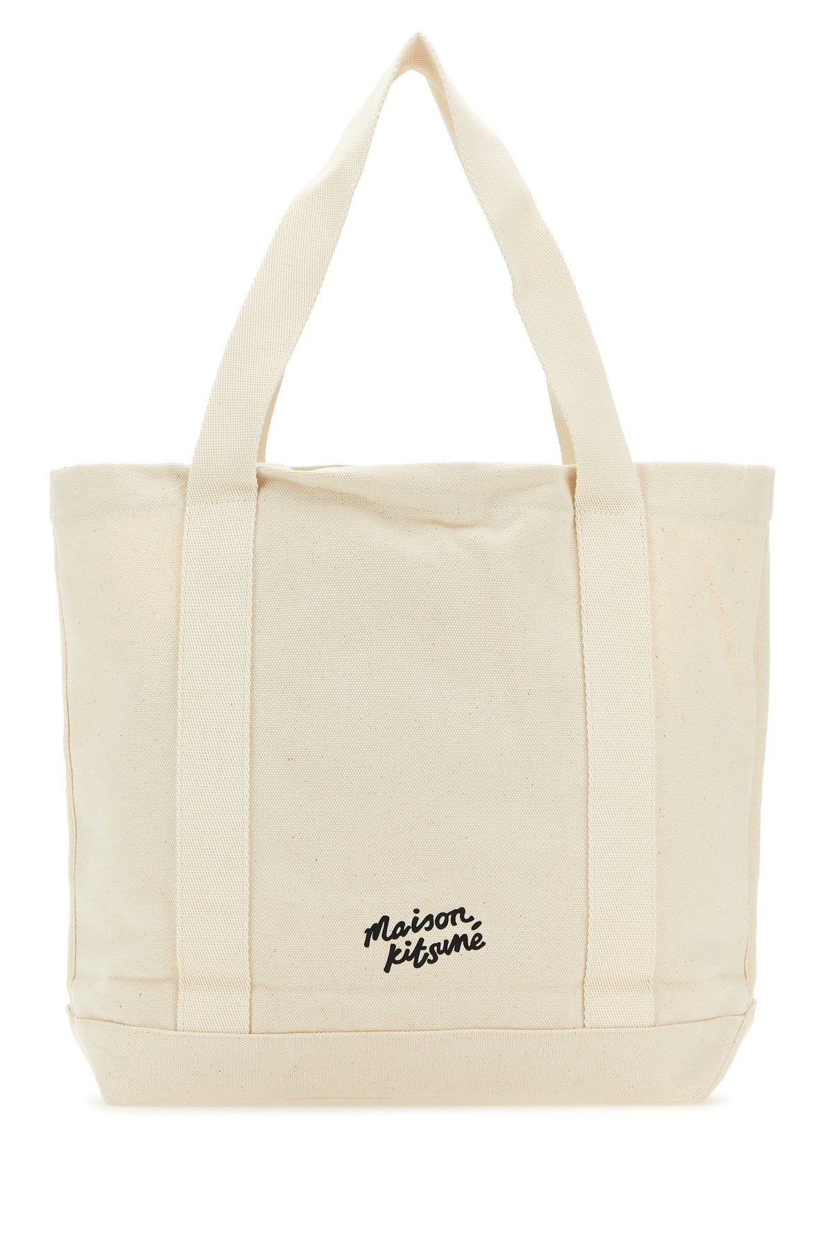 Ivory canvas Fox Head shopping bag - 3