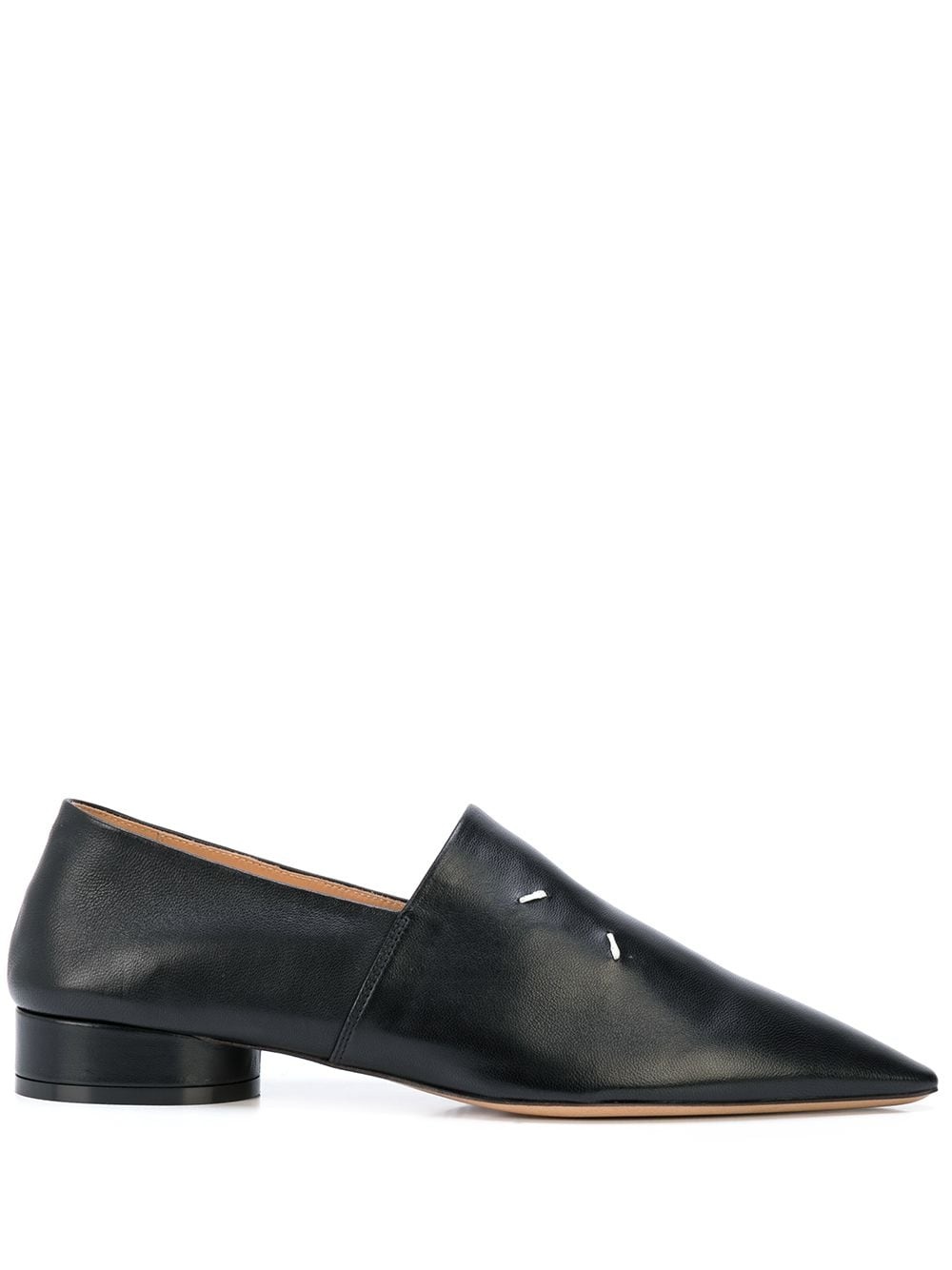 pointed-toe loafers - 1