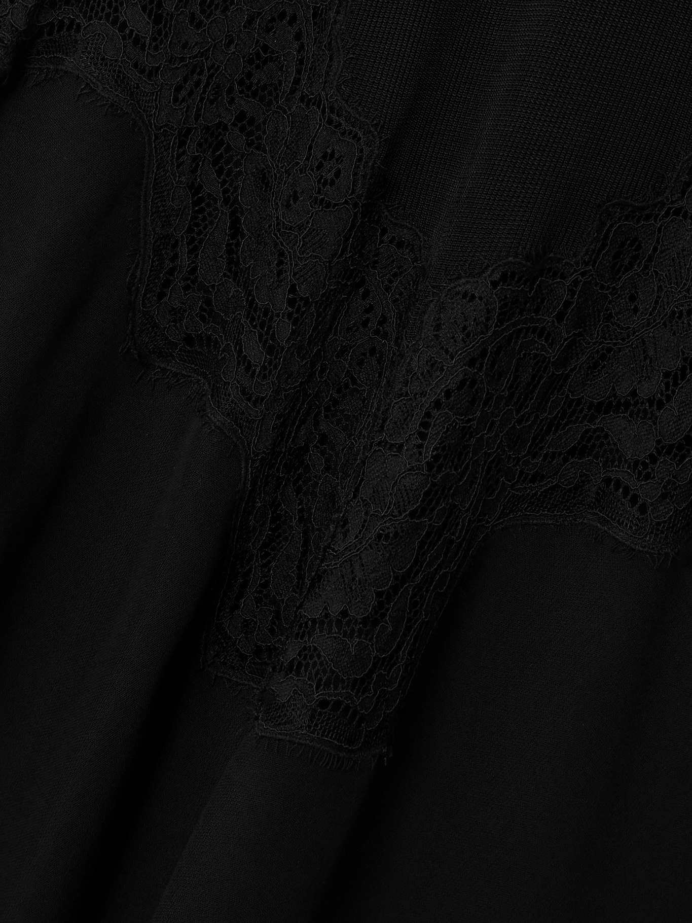 Verna lace-trimmed jersey and cady maxi dress - 4