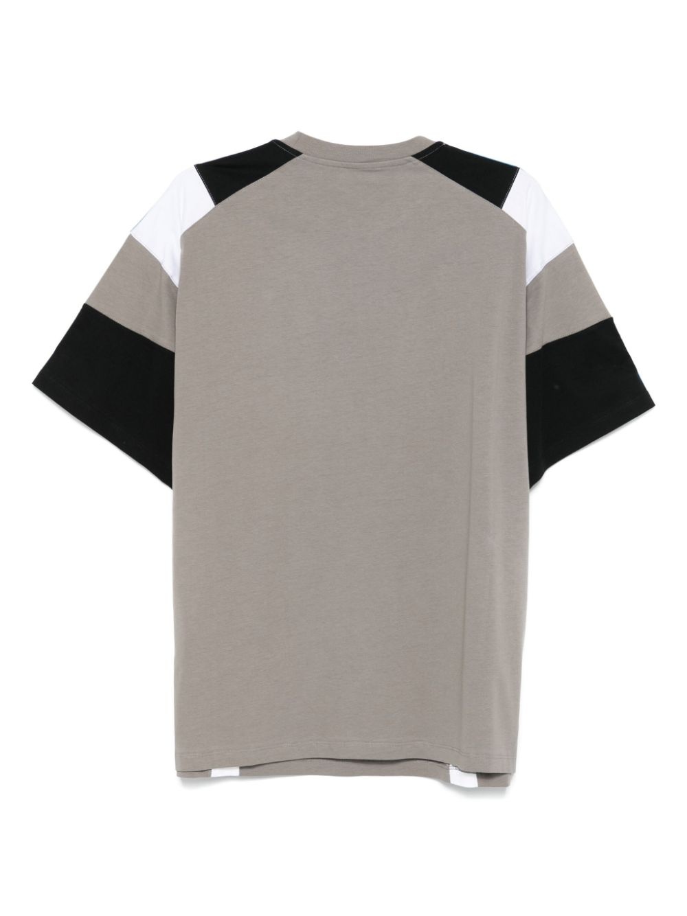 panelled T-shirt - 2