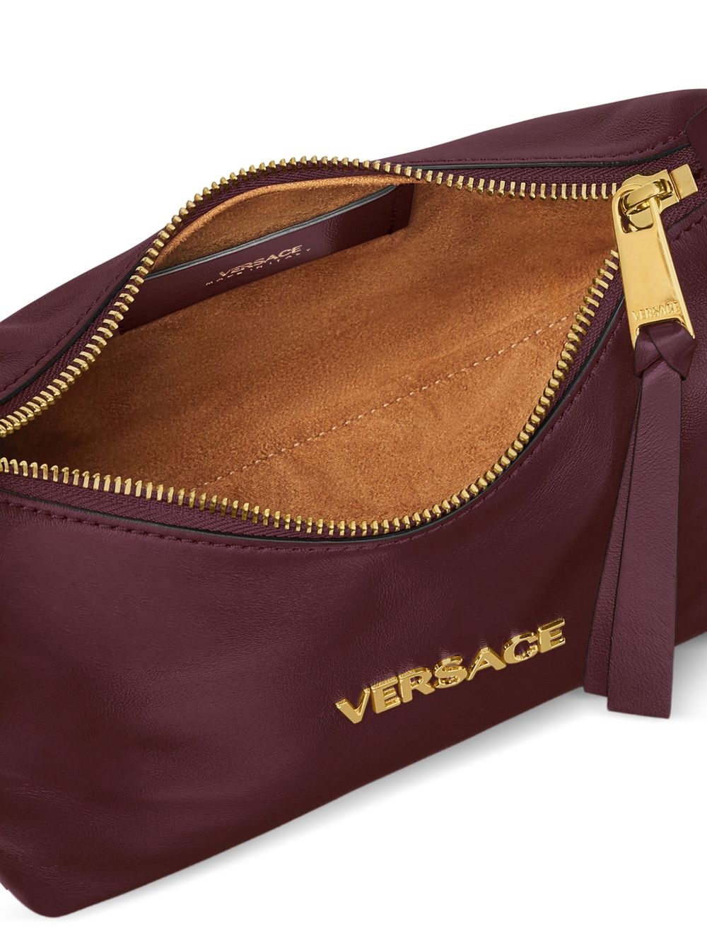 logo-lettering shoulder bag - 4