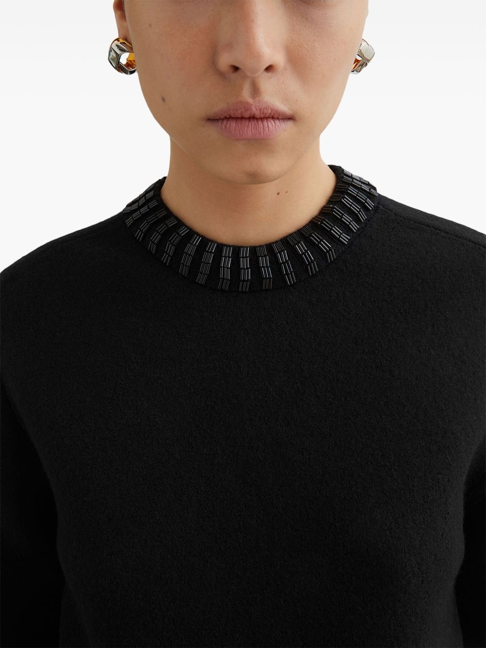 embroidered jumper - 4