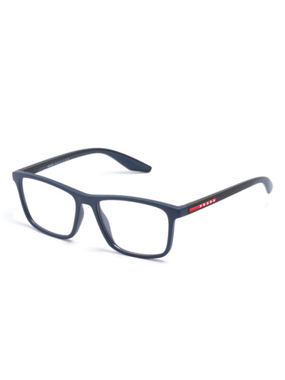 Prada Linea Rossa rectangle-frame glasses outlook