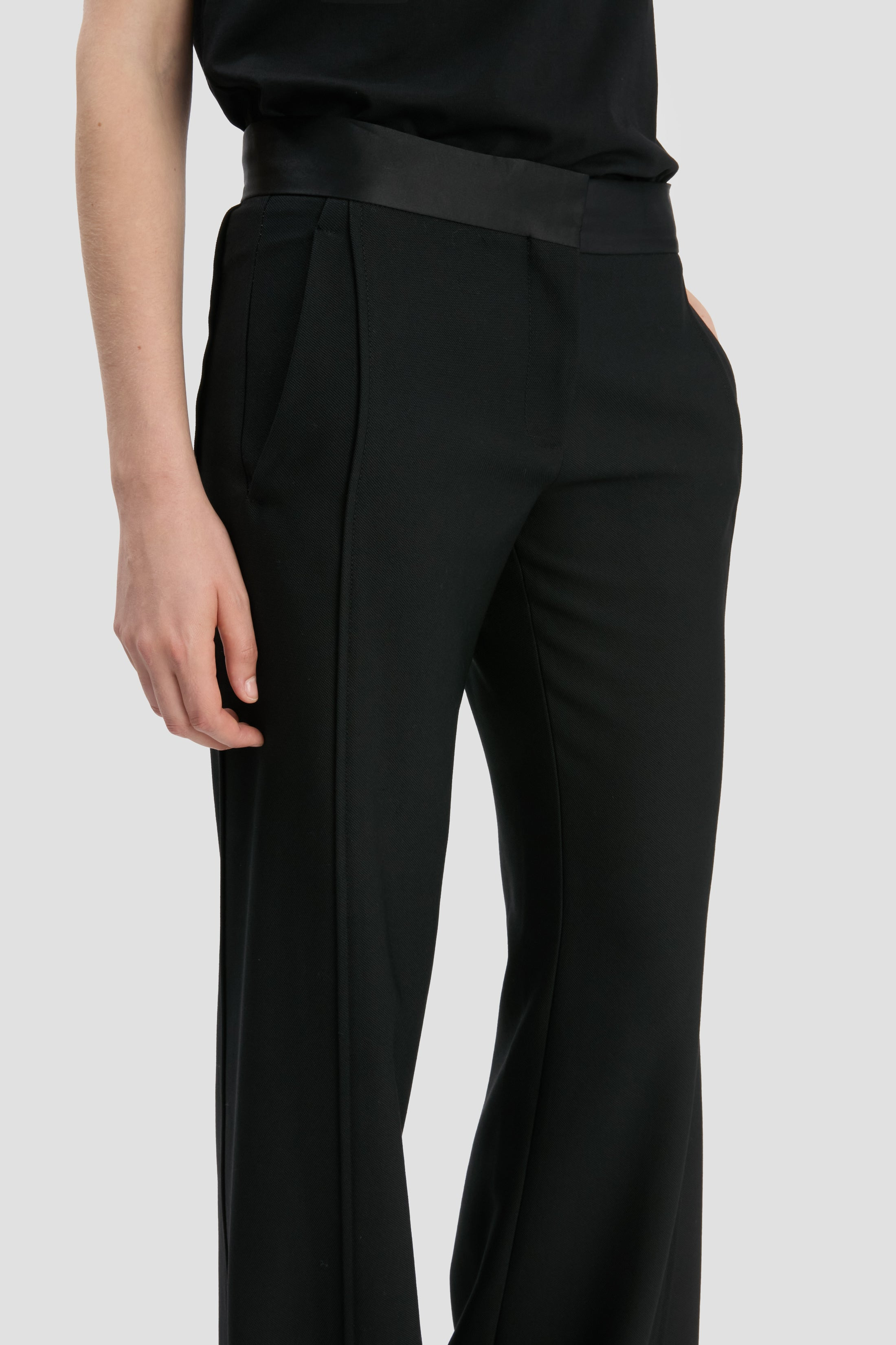 Side Panel Trouser In Black - 4