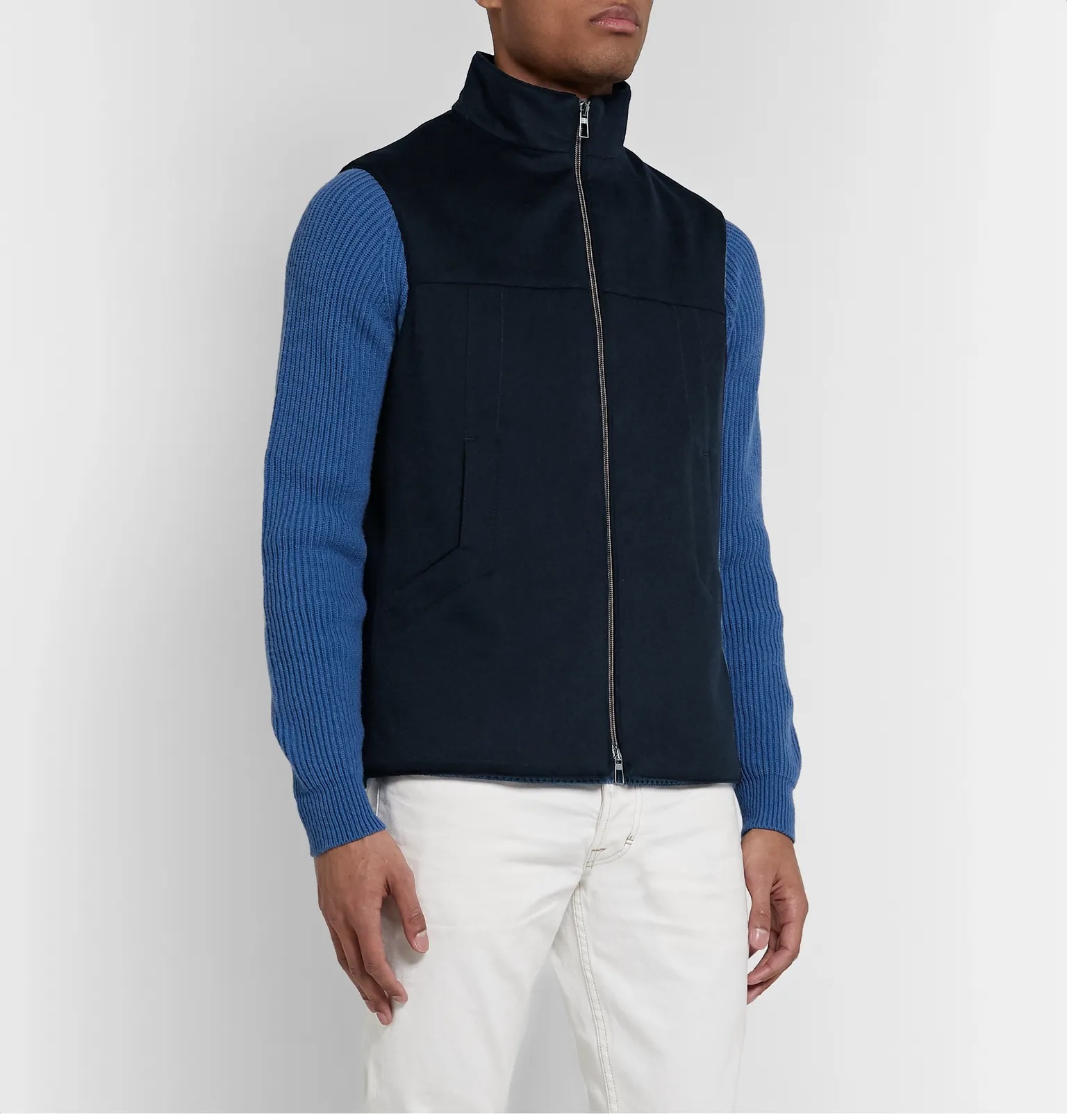 Storm System Cashmere Gilet - 4