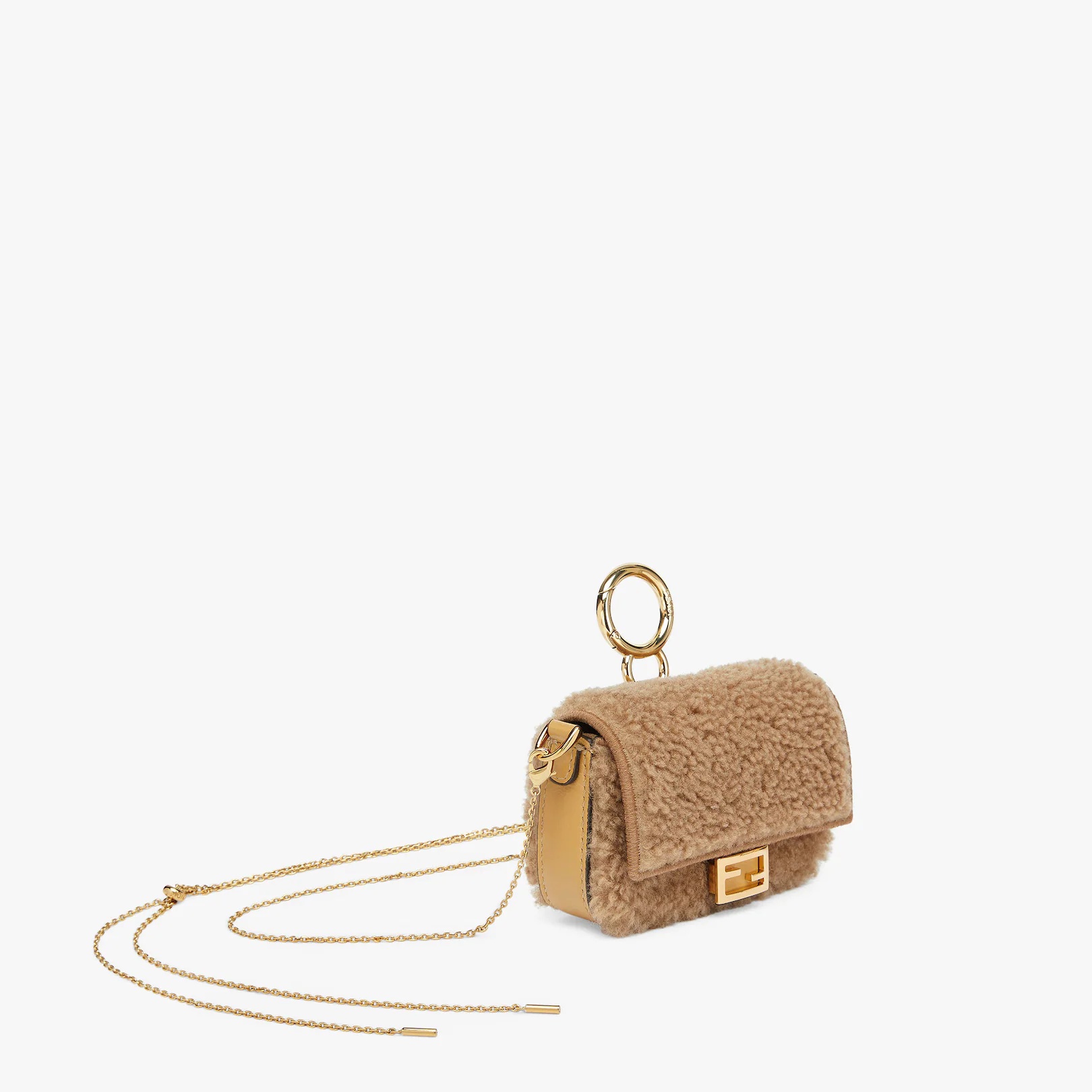 Beige sheepskin charm - 2