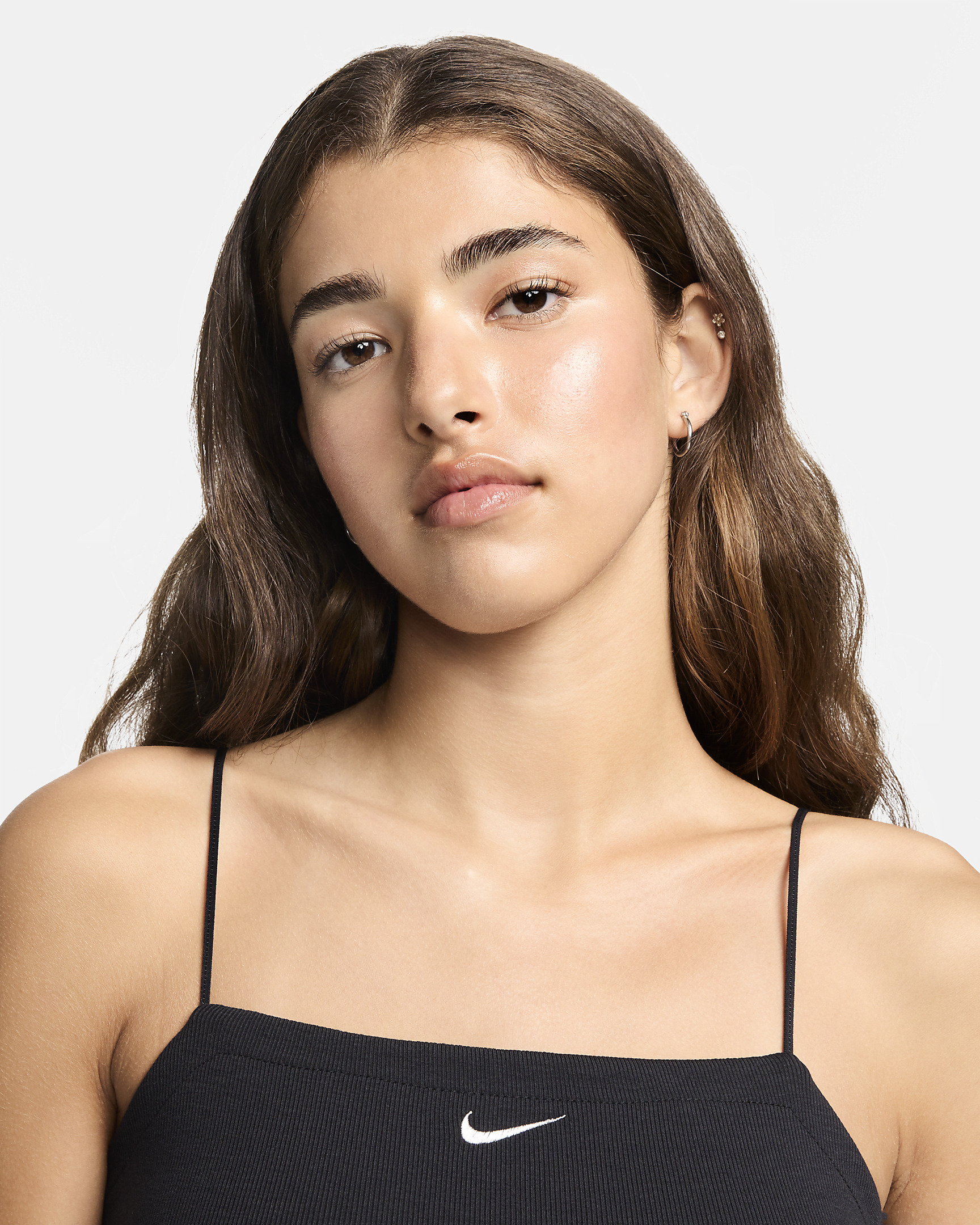Women's Nike Sportswear Chill Knit Tight Mini-Rib Cami Dress - 3