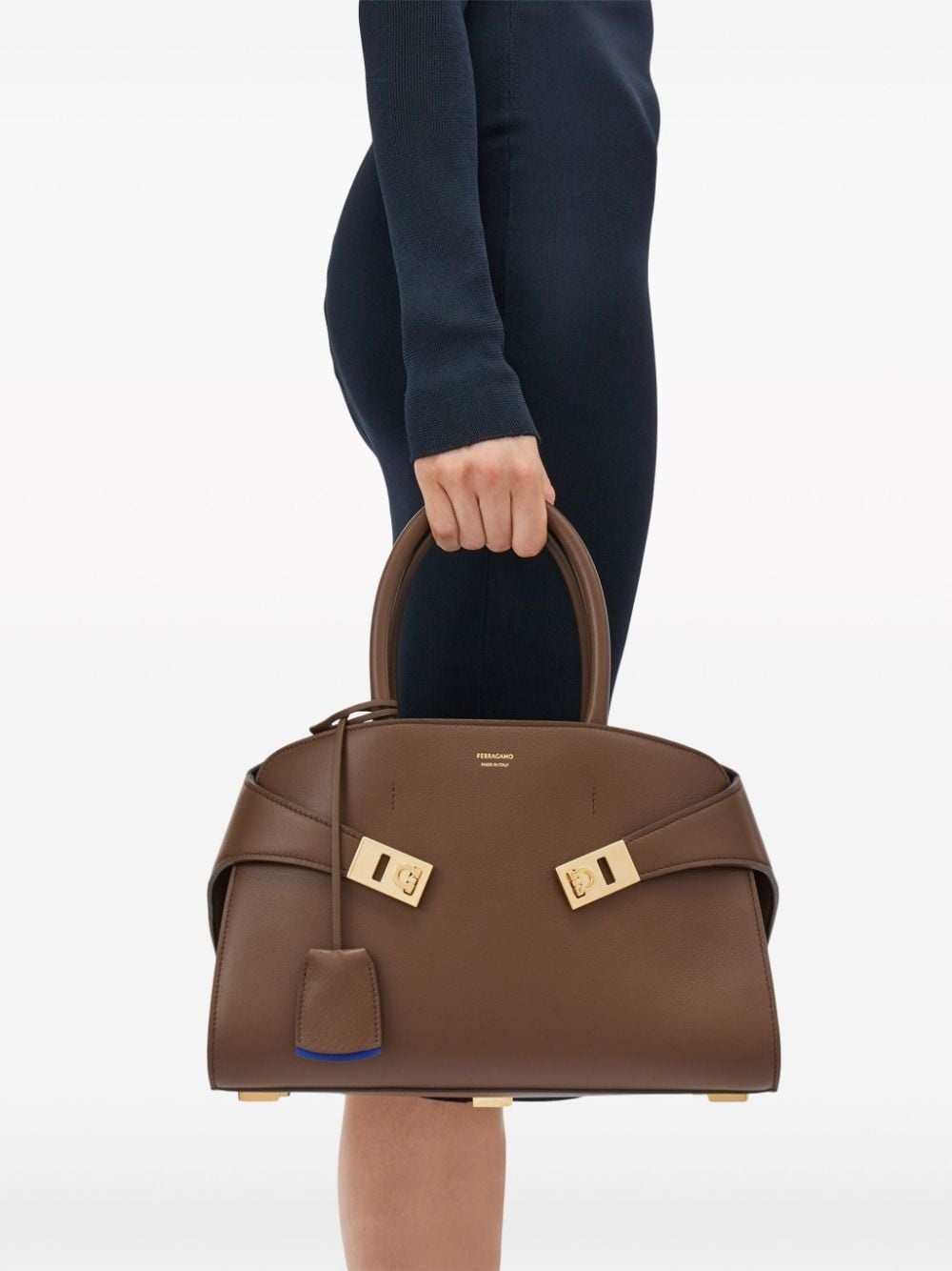 small Hug leather tote bag - 2